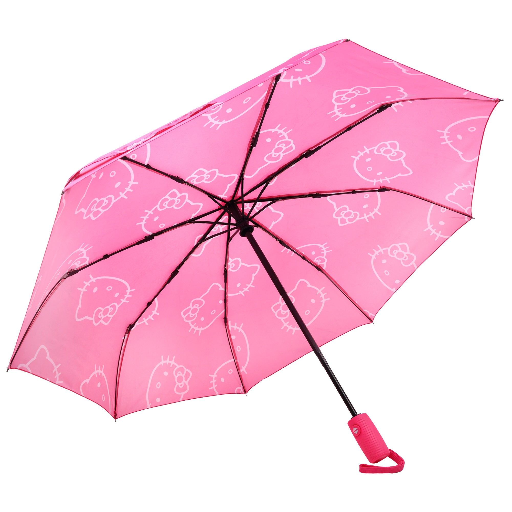 Sanrio Hello Kitty Pink Allover Head Print Umbrella