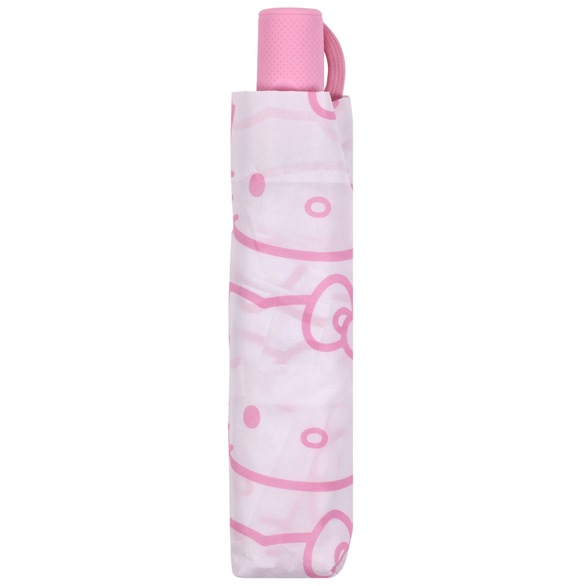 Sanrio Hello Kitty Expression White with Pink Outline Print Umbrella
