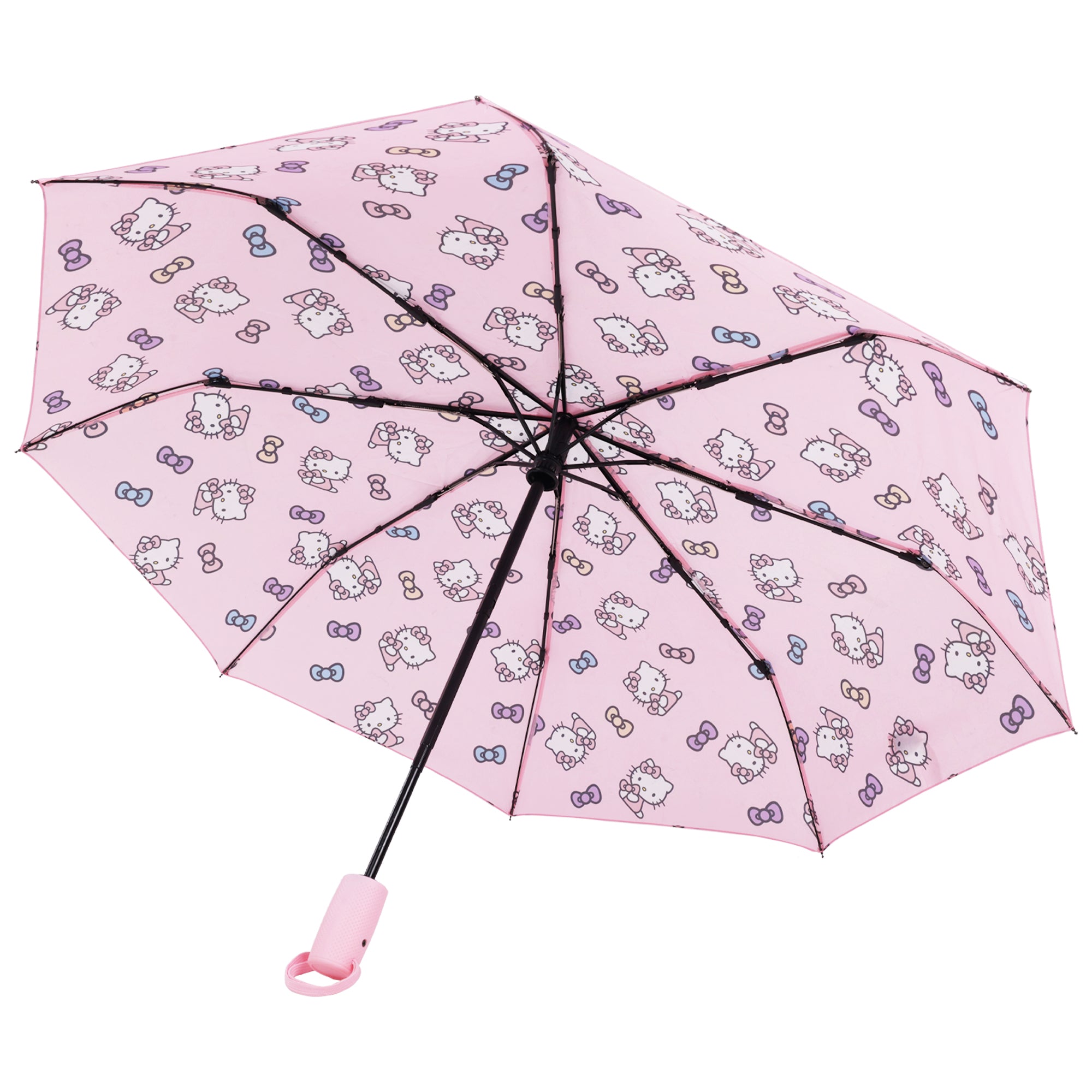 Sanrio Hello Kitty Gradient Bow Pink with Multicolor Print Umbrella