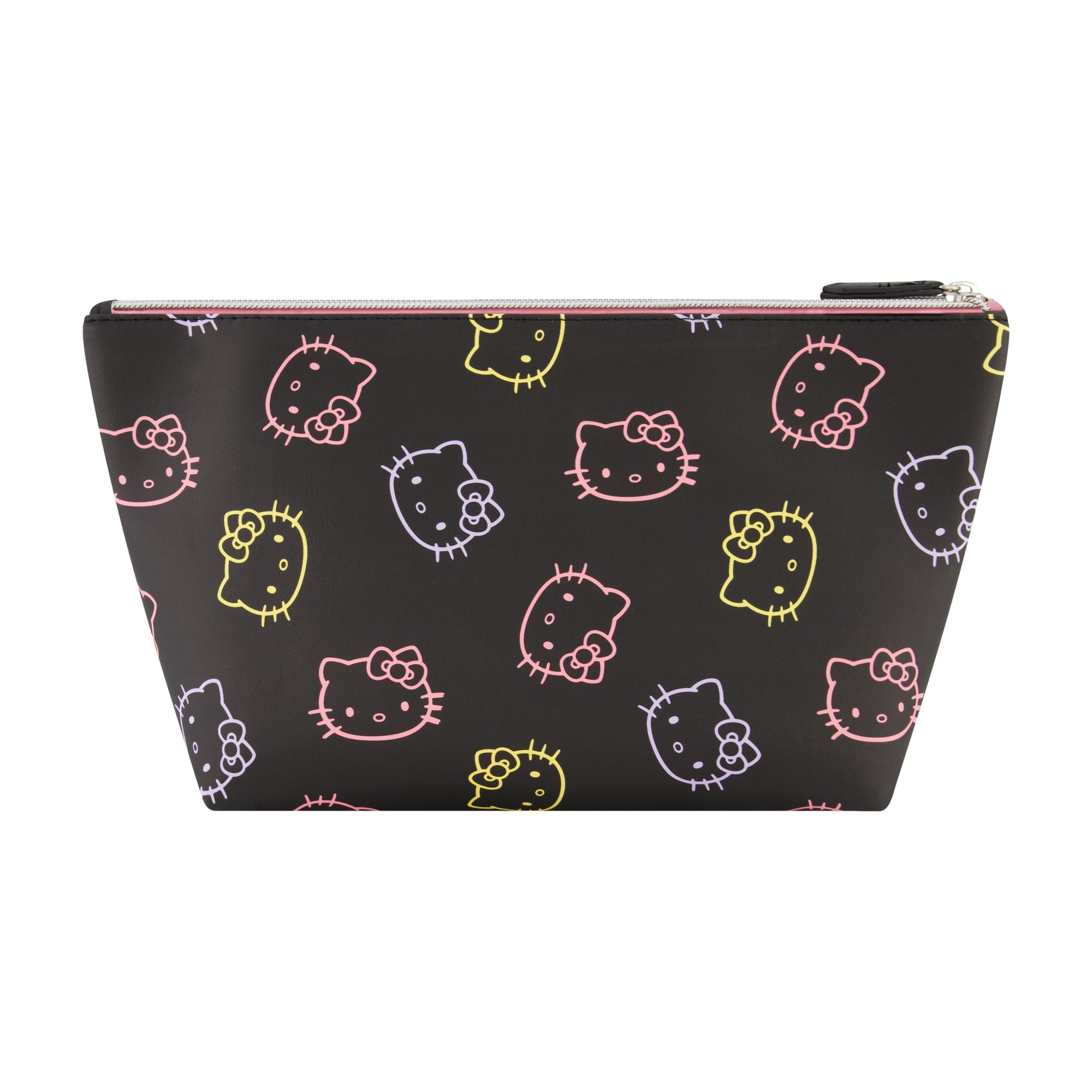 Concept One Hello Kitty Travel Makeup Bag, Trapezoid Cosmetic Organizer Pouch for