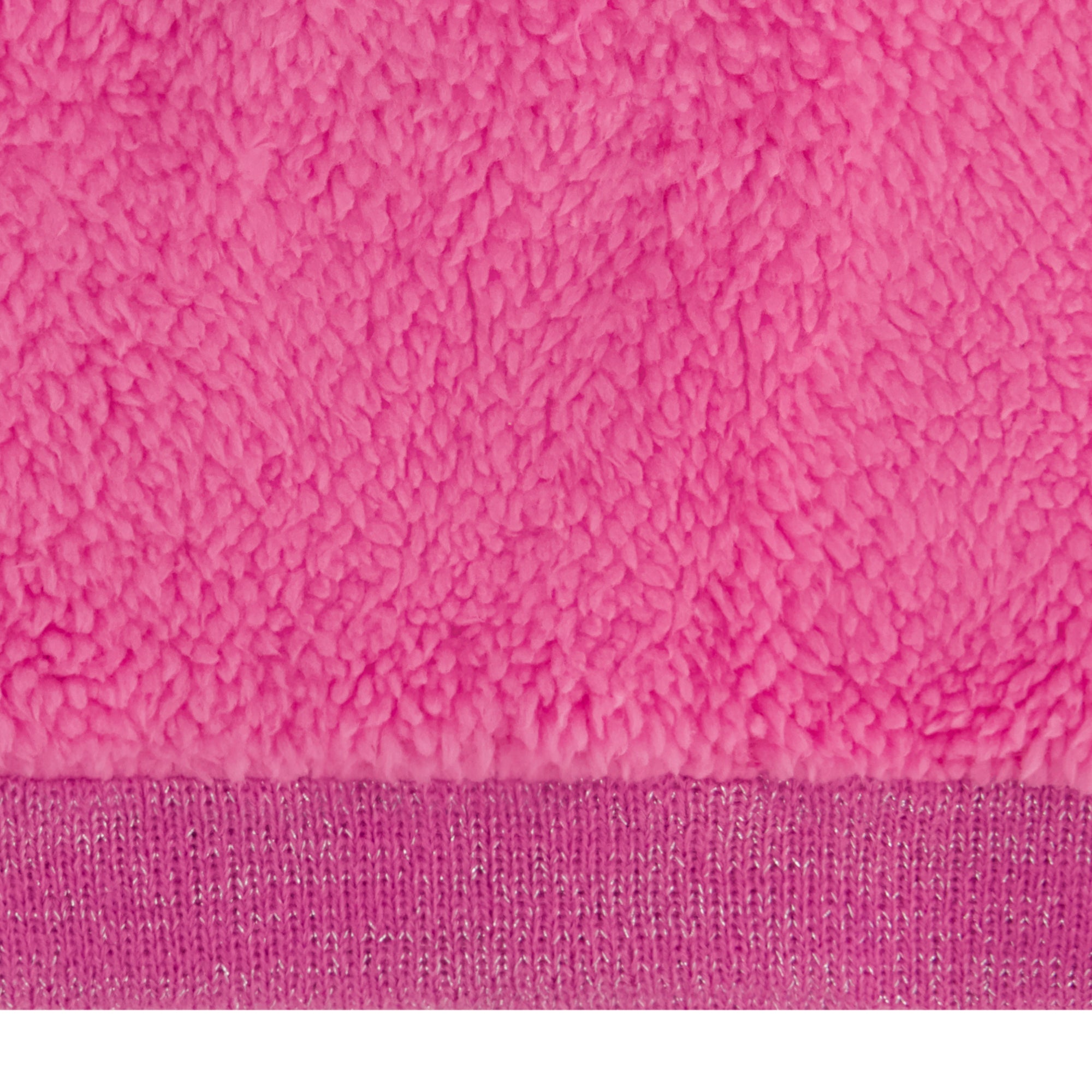 Hello Kitty Girls Beanie Hat and Gloves Set, Cuffed Knit Cap with Pom and Matching Mittens, Pink, One Size