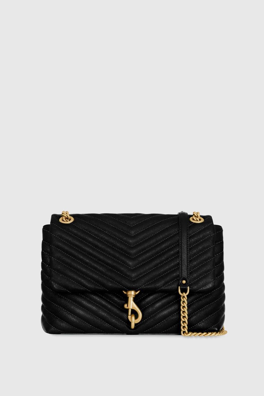 Rebecca Minkoff Edie Flap Shoulder Bag Black