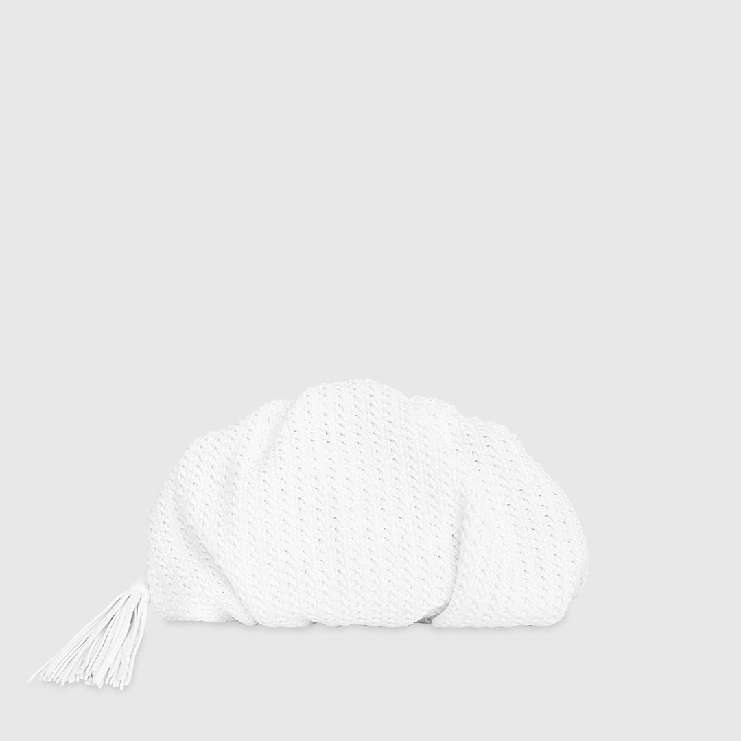 Rebecca Minkoff Ruched Clutch Optic White