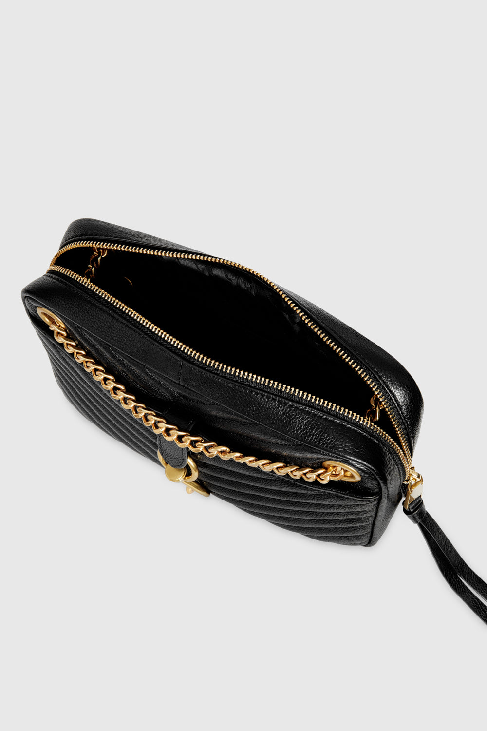 Rebecca Minkoff Edie Zip Shoulder Bag Black