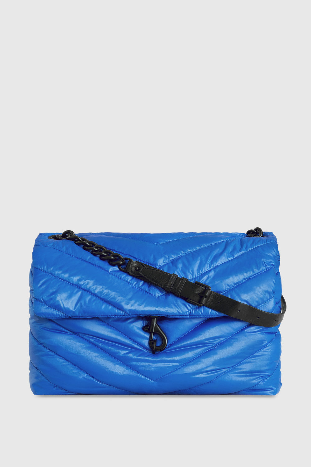 Rebecca Minkoff Edie Nylon XL Shoulder Bag Cyan