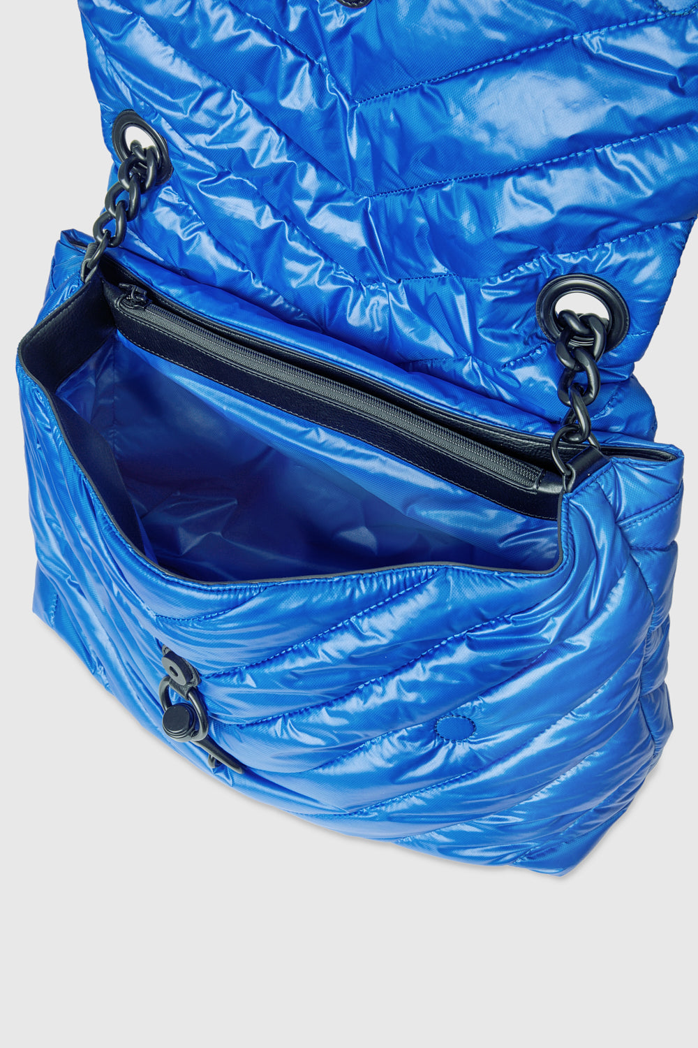 Rebecca Minkoff Edie Nylon XL Shoulder Bag Cyan