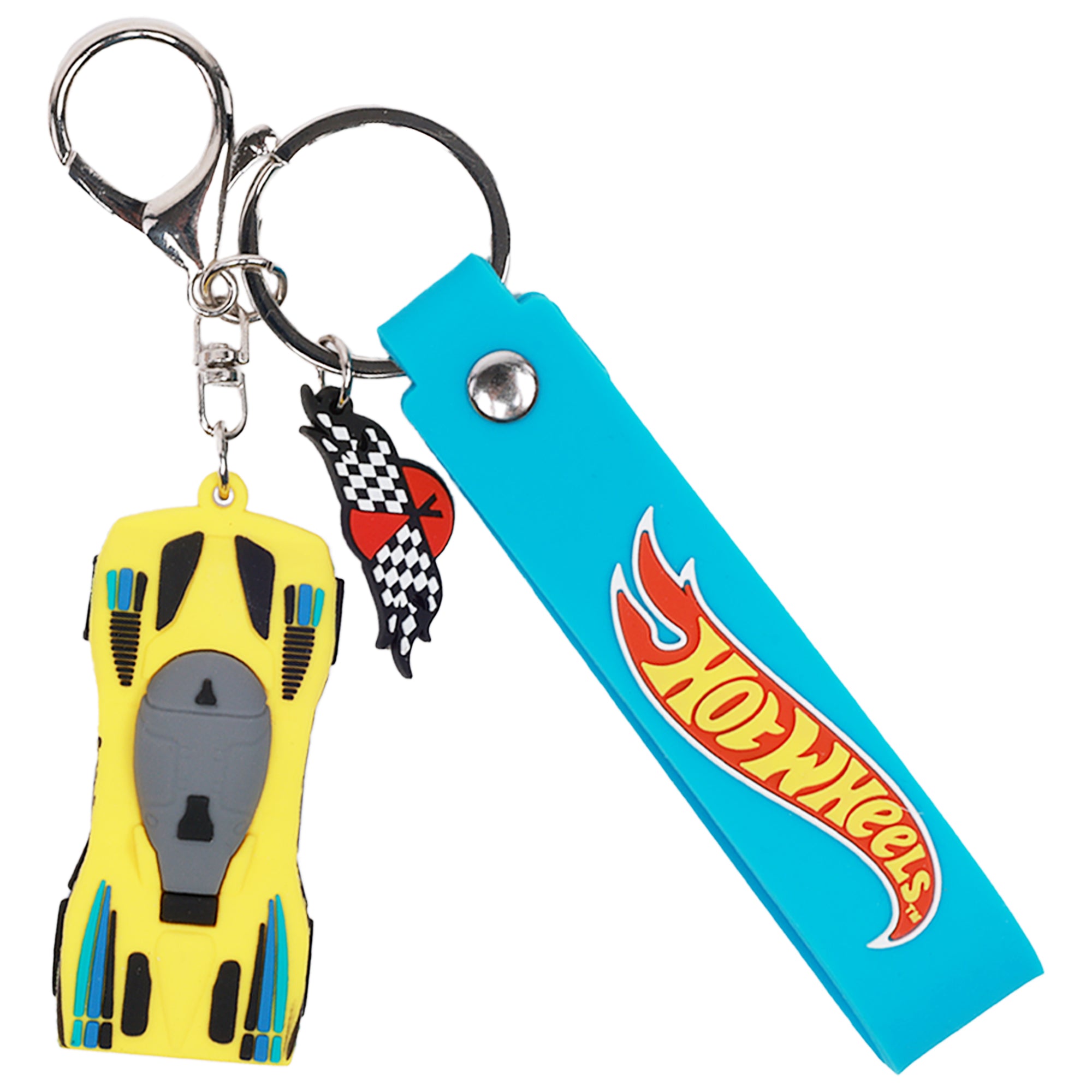 Hot Wheels 3D Car Keychain Set – Officially Licensed Lanyard Keychains (2-Pack)
