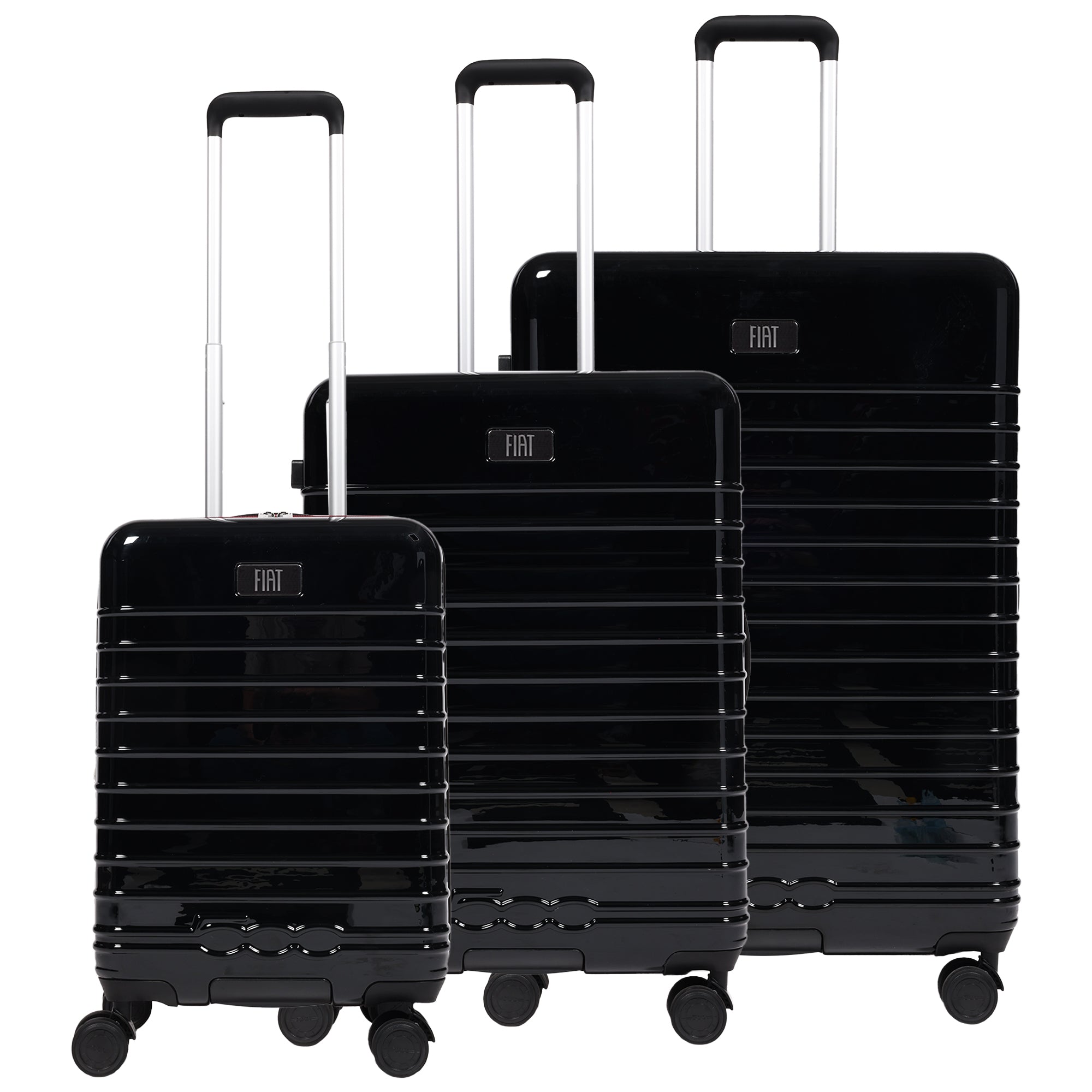 Fiat 500 x FUL 3-Piece Expandable Hardside Spinner Luggage Set – 22", 26.5", 31.5"