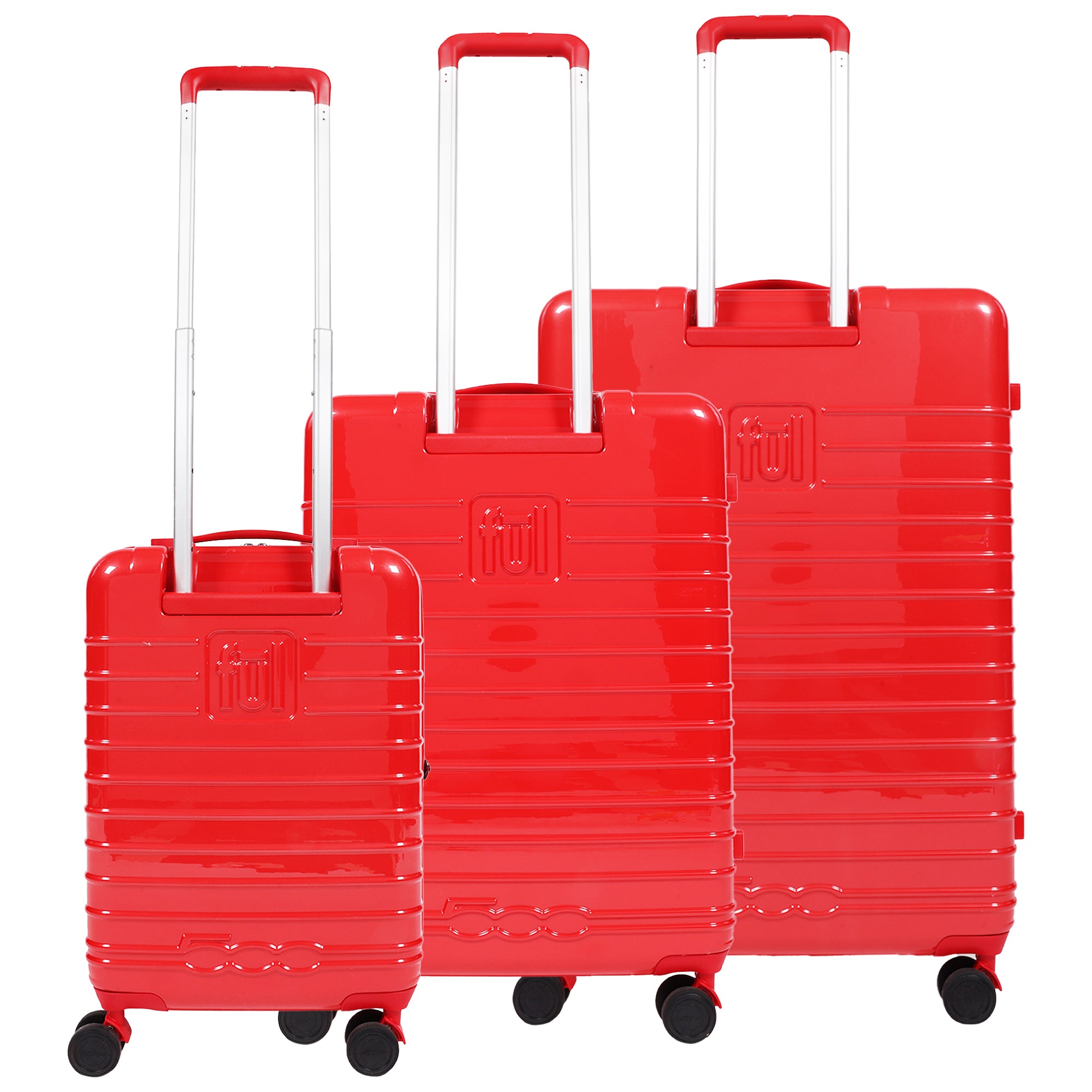 Fiat 500 x FUL 3-Piece Expandable Hardside Spinner Luggage Set – 22", 26.5", 31.5"