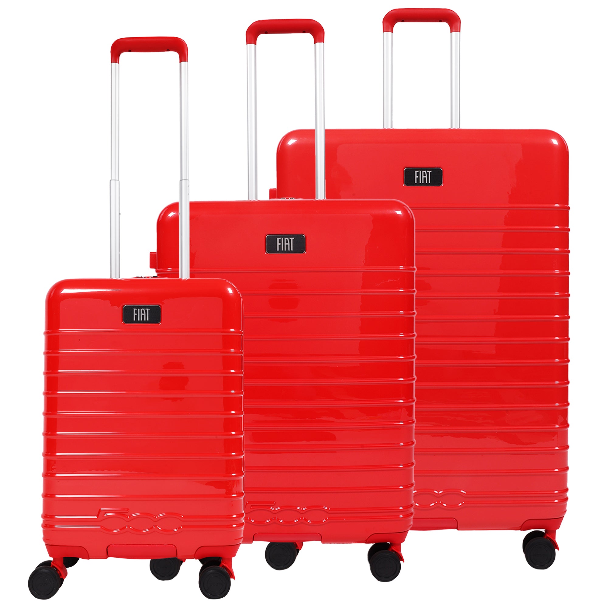 Fiat 500 x FUL 3-Piece Expandable Hardside Spinner Luggage Set – 22", 26.5", 31.5"