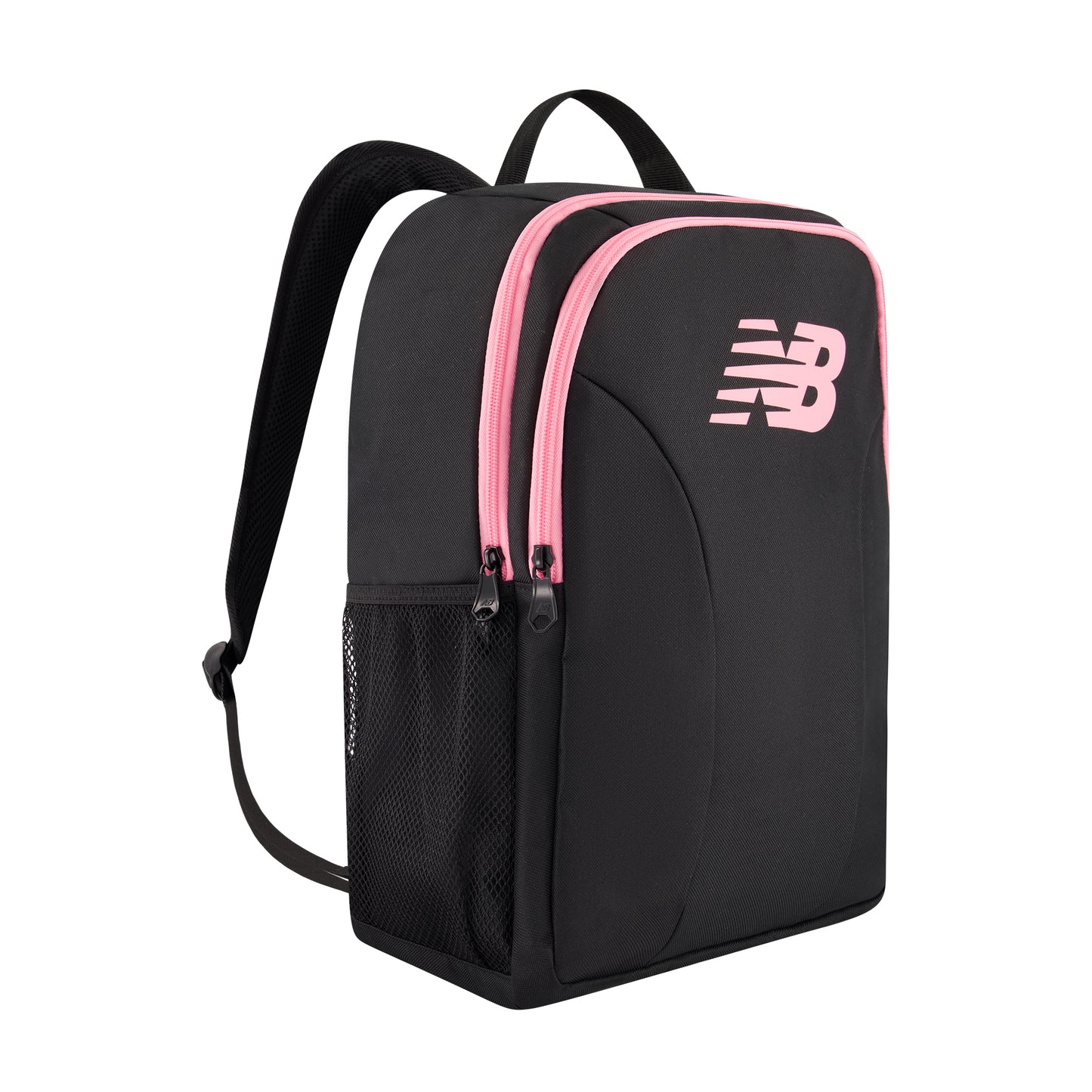 New Balance Flying Logo 19" Laptop Backpack, Black/Fuch