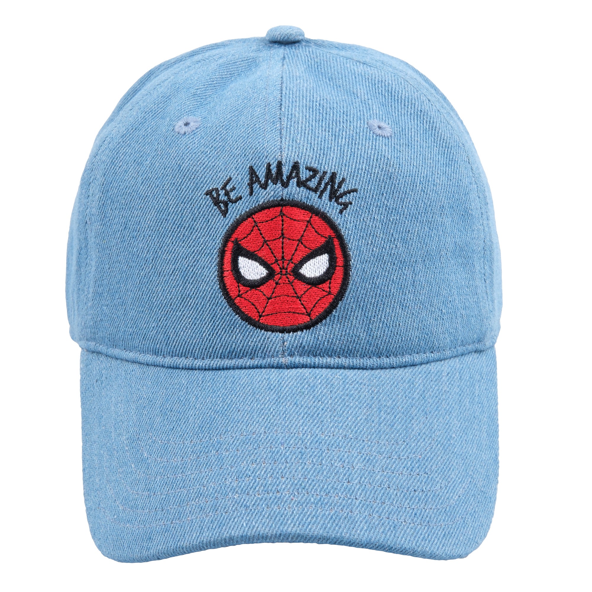 Marvel Spider-Man Cotton Adjustable Dad Hat, Baseball Cap with Curved Brim