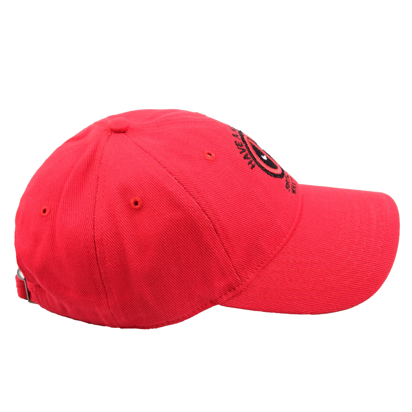 Concept One Marvel Deadpool Have a Nice Day Cotton Adjustable Baseball Hat with Curved Brim