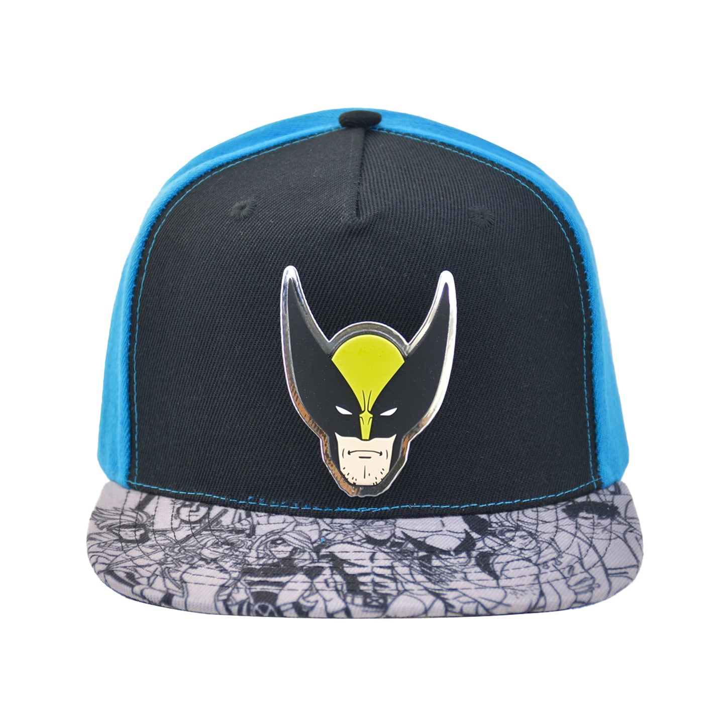 Marvel X-Men Baseball Hat, Wolverine Adjustable Flat Brim Snapback Hat