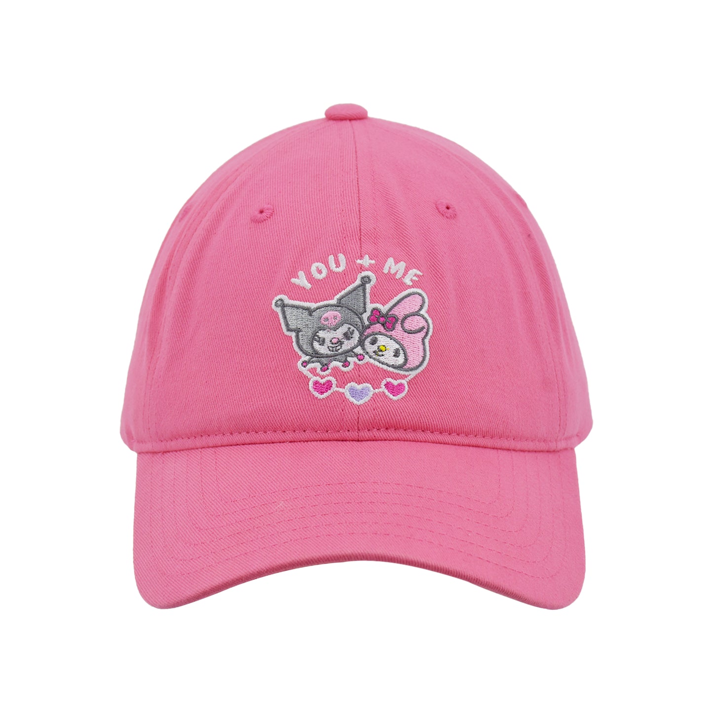 Hello Kitty Hat, Women's Adjustable Baseball Cap with Curved Brim