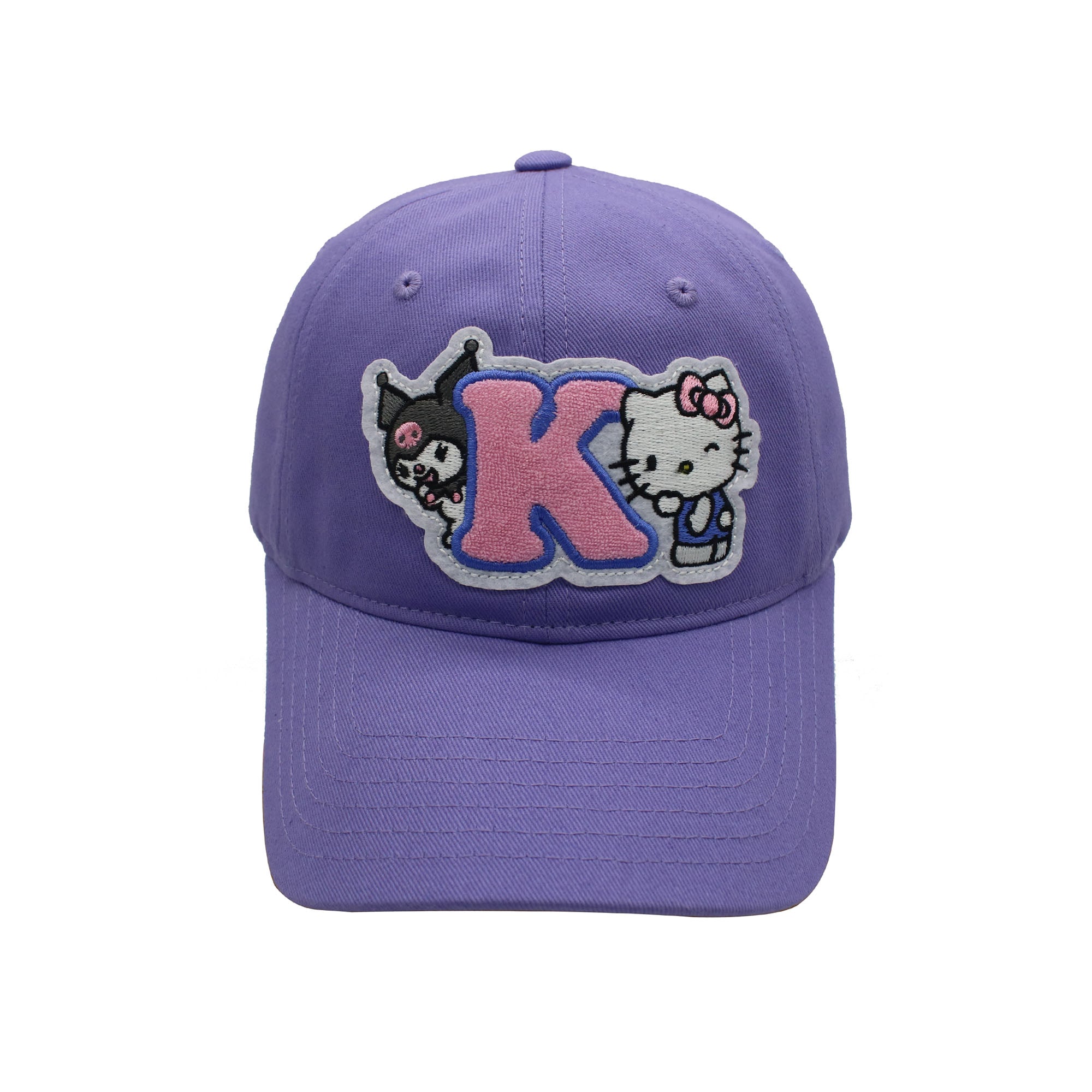 Kuromi "K" Chenille Patch Dad Baseball Cap