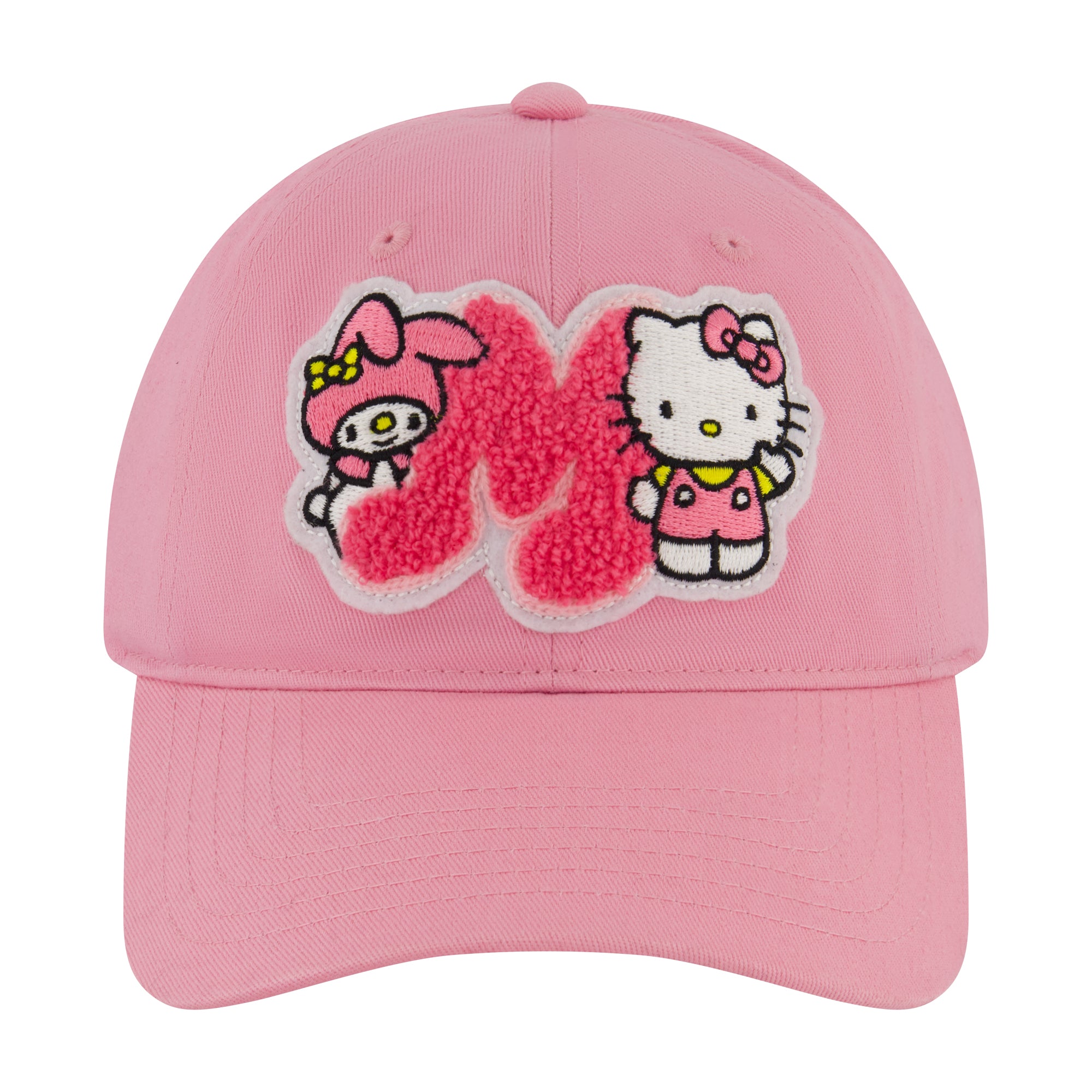 My Melody “M” Chenille Patch Dad Cap – Hello Kitty & Friends