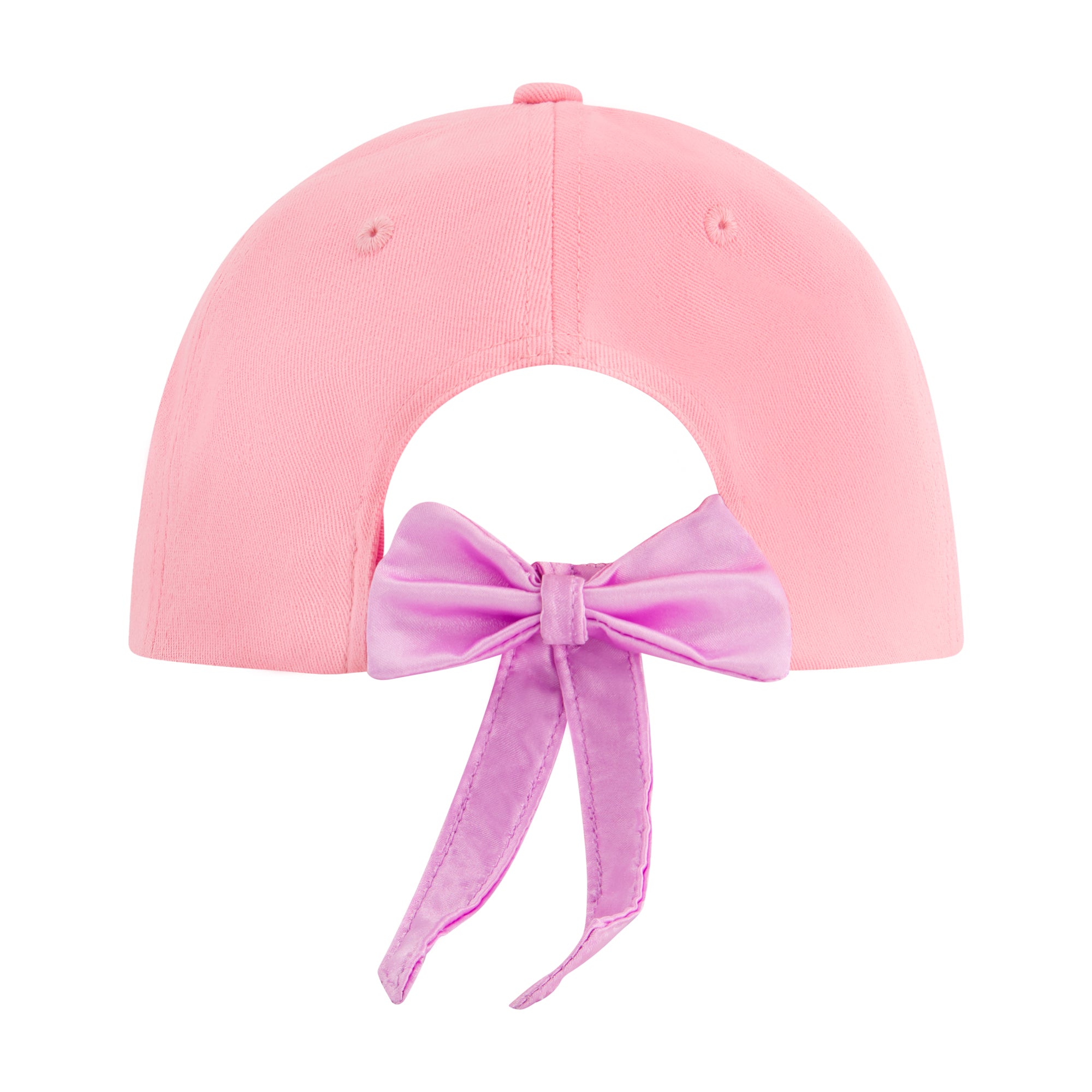 Kuromi Baseball Cap, Adult Bow Tie Hat with Curved Brim, Pink, One Size