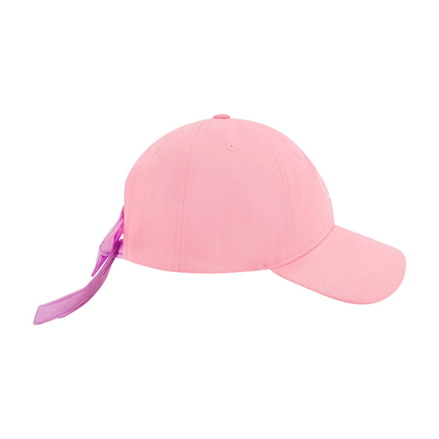 Kuromi Baseball Cap, Adult Bow Tie Hat with Curved Brim, Pink, One Size