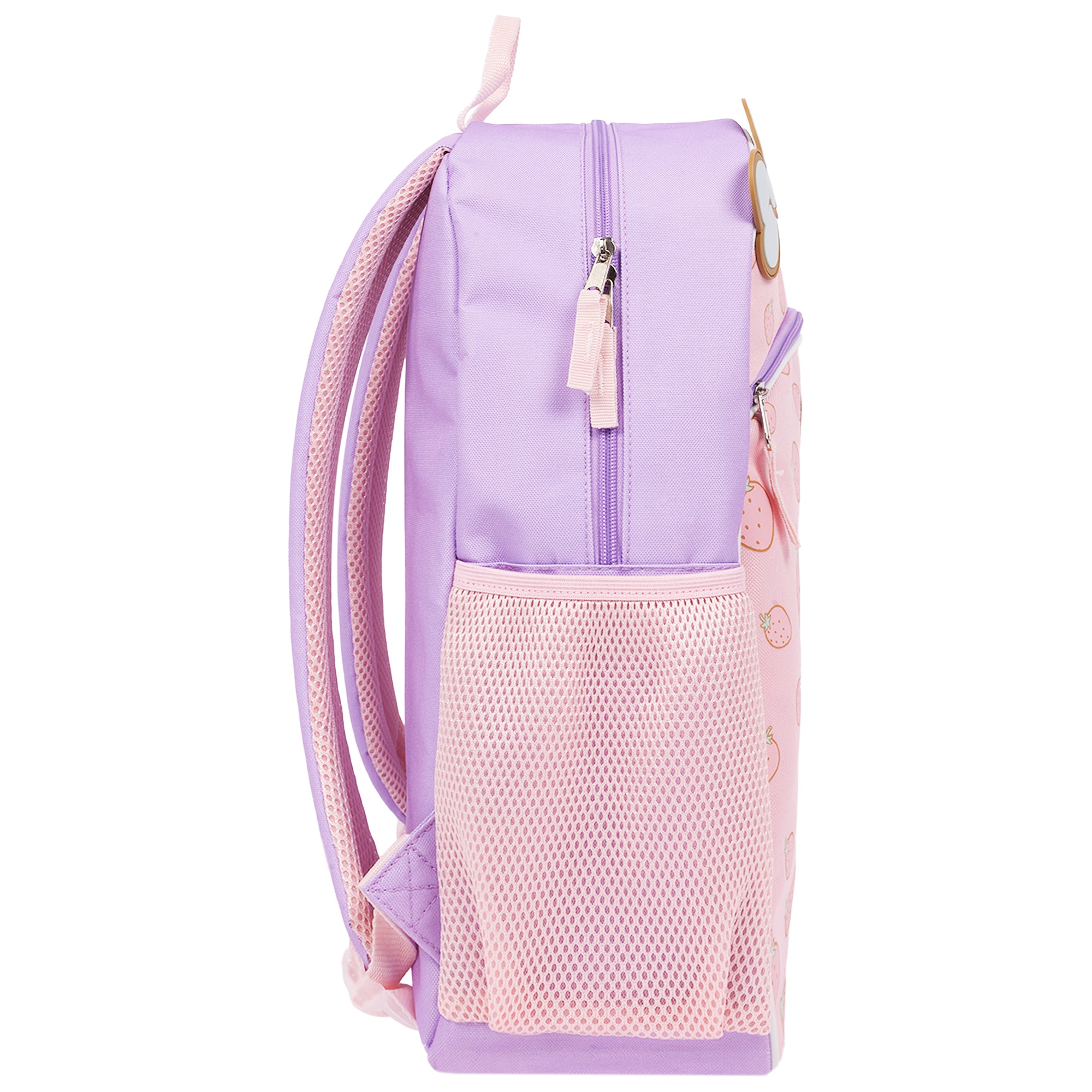 My Melody Berry Bow Full-Size Halfmoon Backpack – Strawberry Print Sanrio School Bag