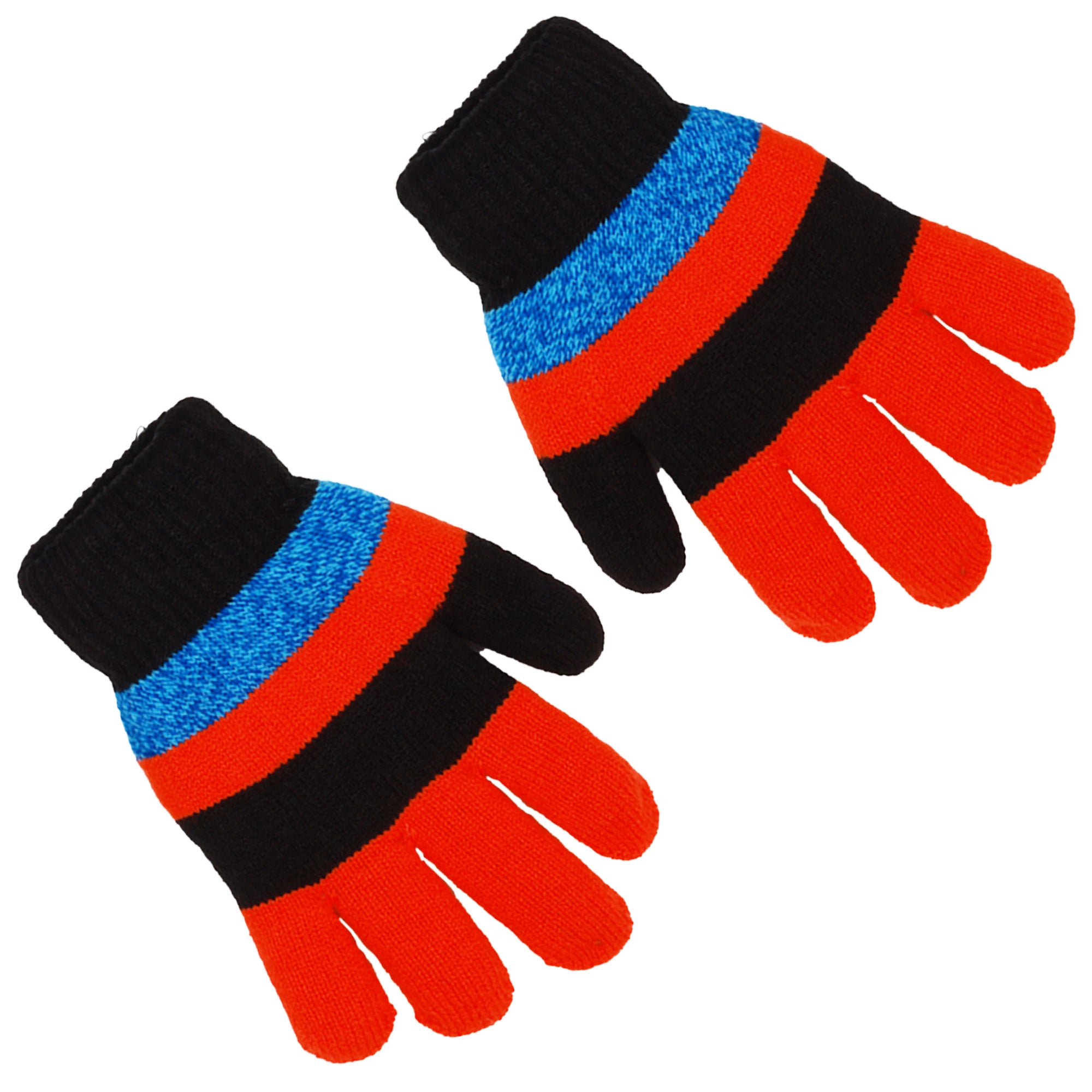 Disney Mickey Mouse Boys’ Winter Hat, Scarf & Gloves Set – 3-Piece Fleece-Lined Knit Cold Weather Set (Ages 4–7)