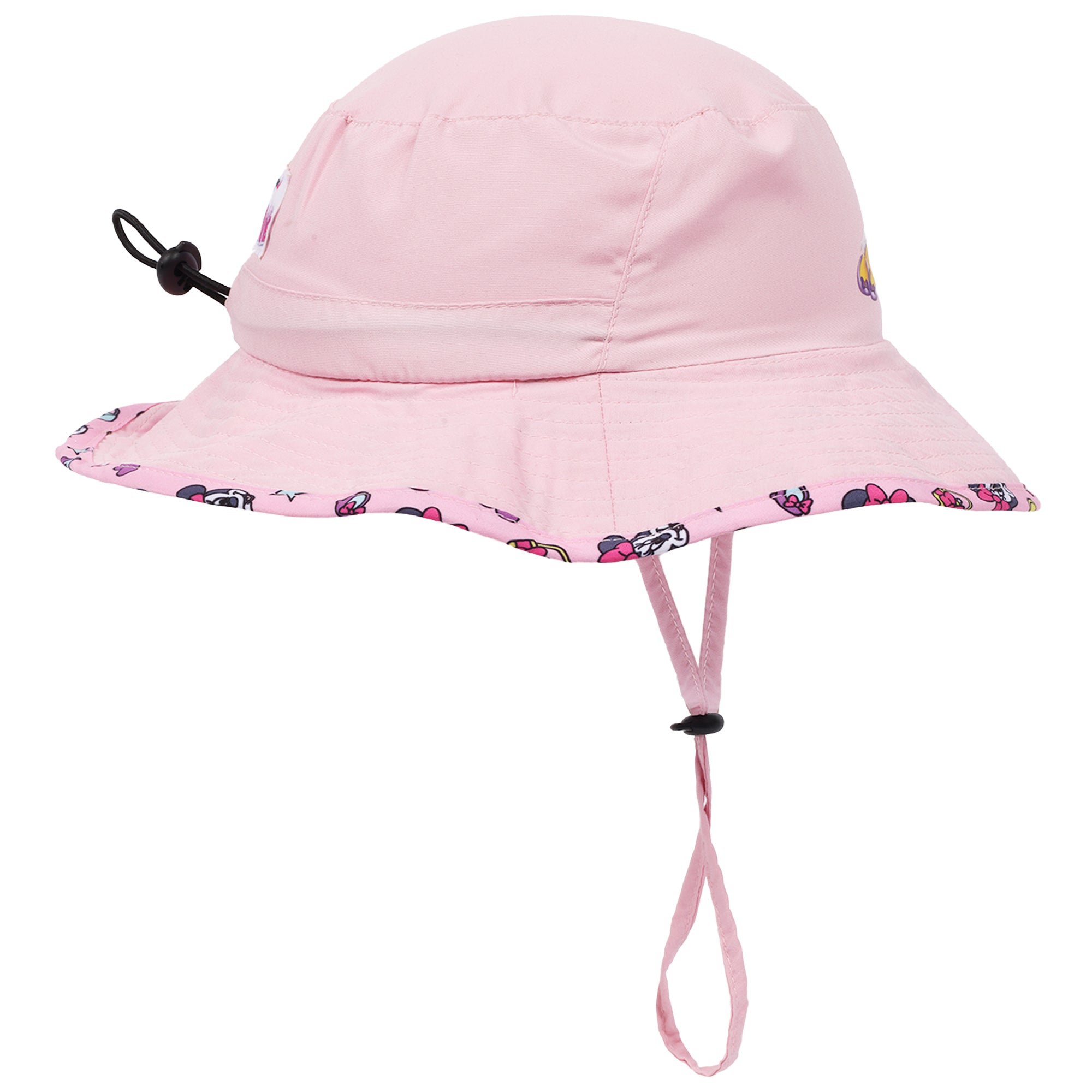 Disney Minnie Mouse & Daisy Duck Kids Bucket Hat with Adjustable Drawstring -Wide Brim Sun Hat Boonie For Girls