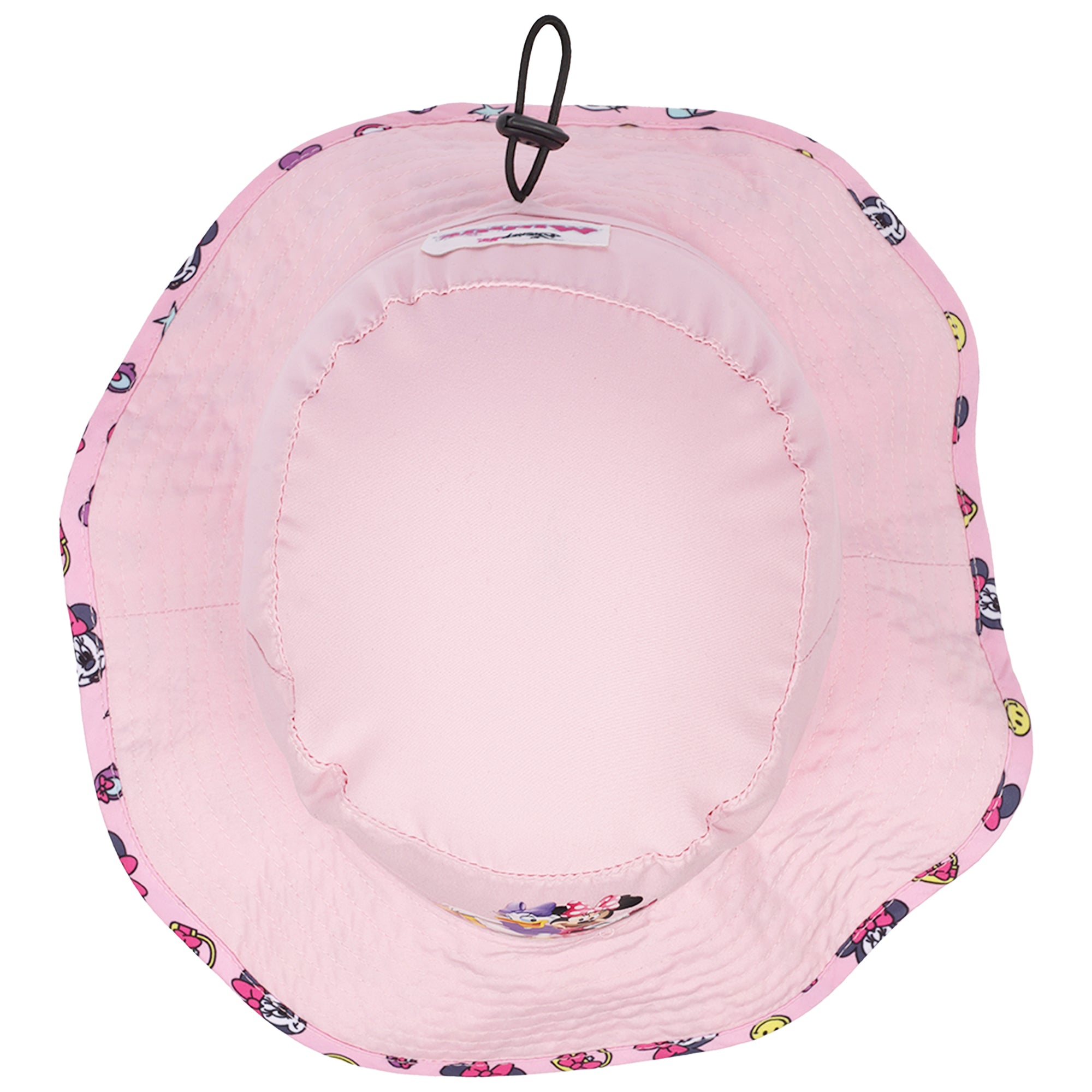 Disney Minnie Mouse & Daisy Duck Kids Bucket Hat with Adjustable Drawstring -Wide Brim Sun Hat Boonie For Girls