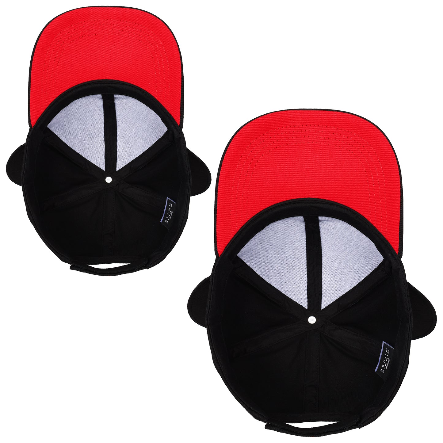 Disney Minnie Mouse Mommy & Me Baseball Cap Set – Girls Adjustable Ears Hat (Ages 4–7)