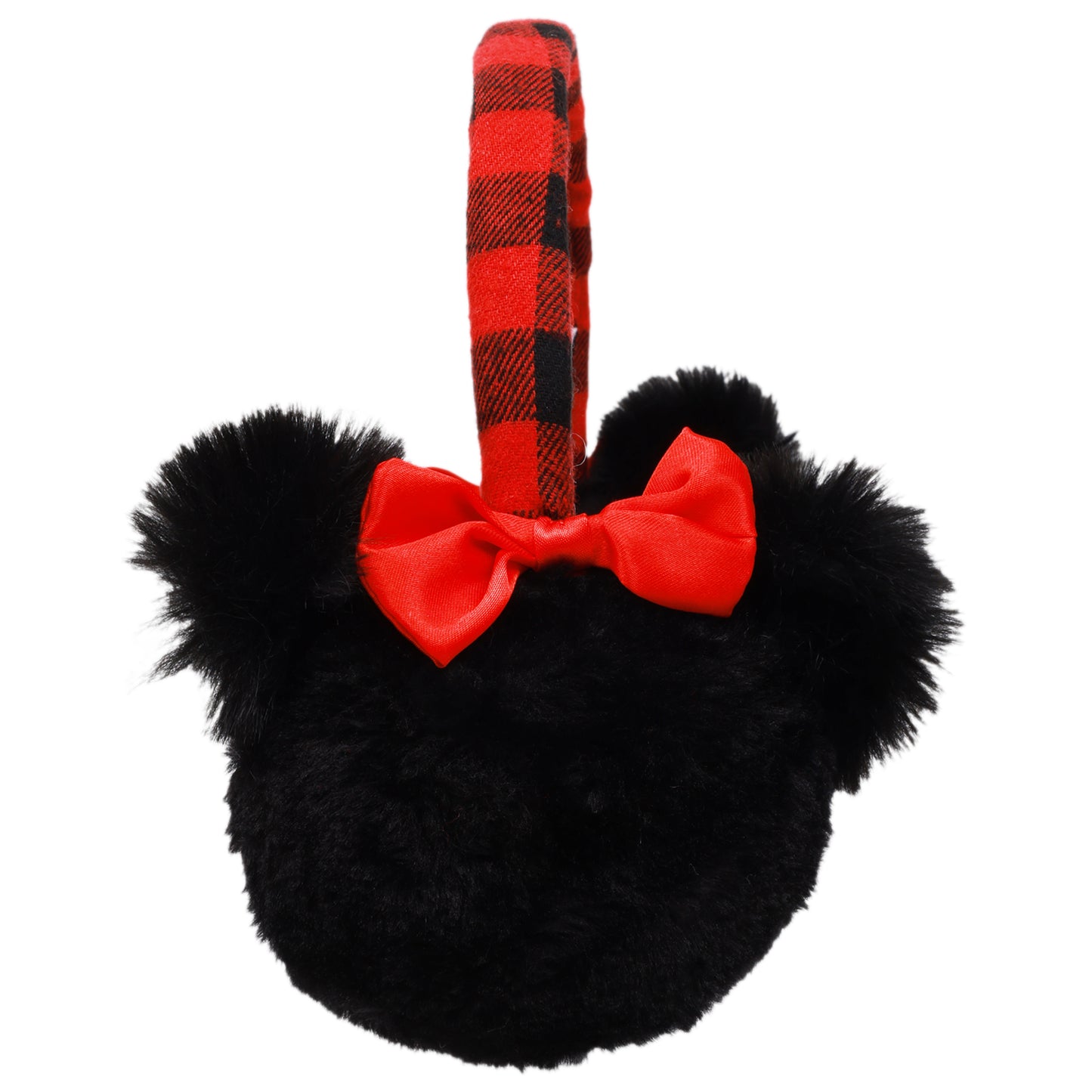 Disney Minnie Mouse Girls Winter Hat, Earmuffs & Gloves Set – Ages 4–7