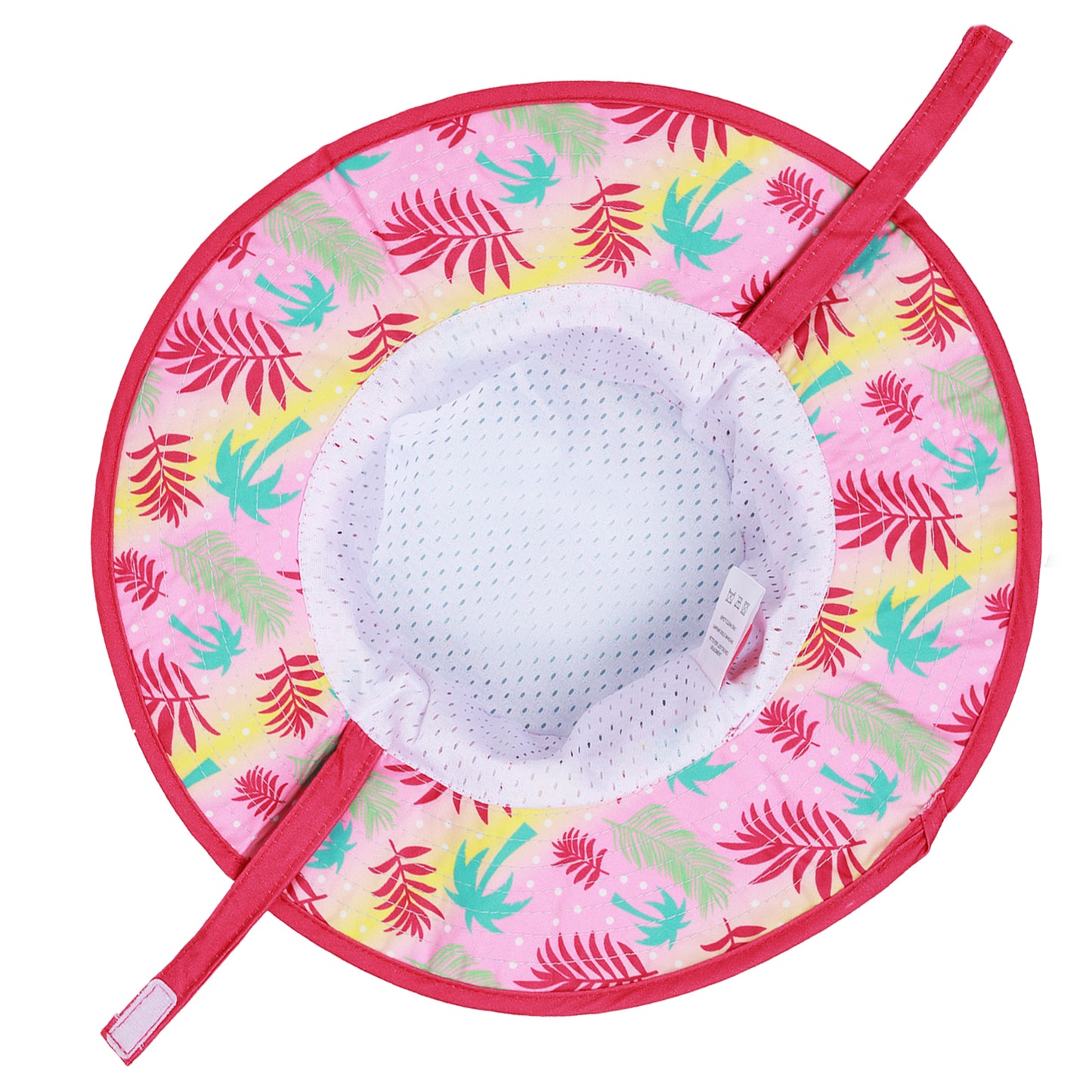 Disney Minnie Mouse Girls’ Wide Brim Sun Hat – Kids Bucket Hat with Chin Strap (Ages 7–8)