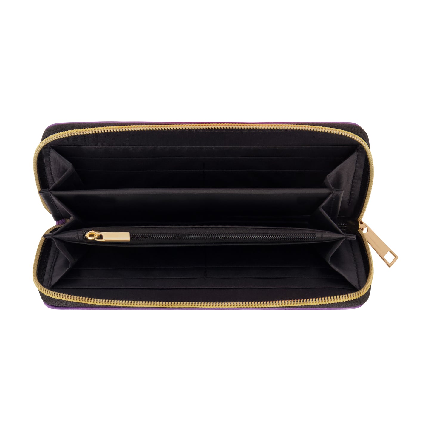 Jack And Sally Star Crossed Lovers Tarot Zip Around Wallet, Purple