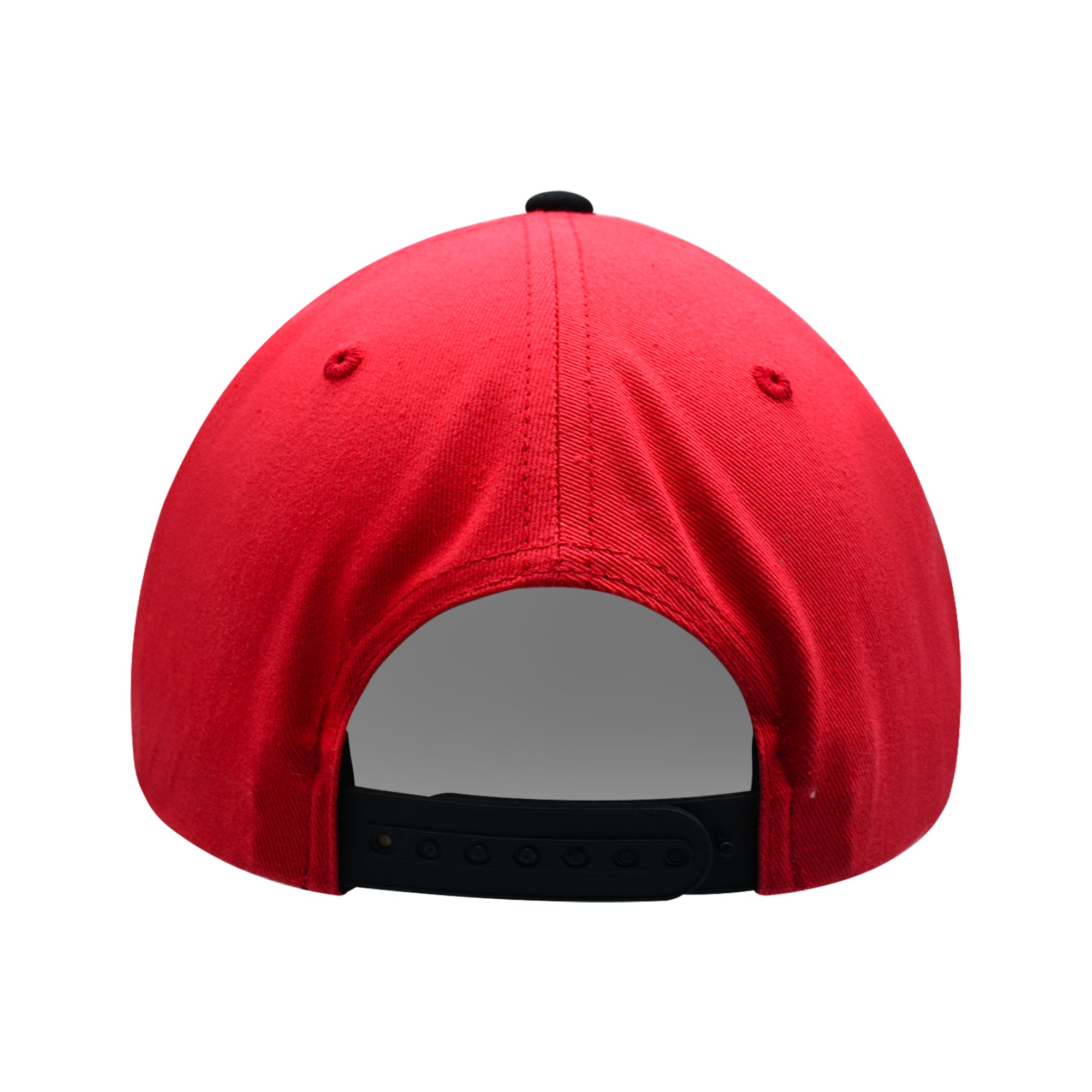 Naruto Baseball Hat, Jutsu Daggers Design Adult Snapback Cap with Flat Brim, Red/Black, One Size