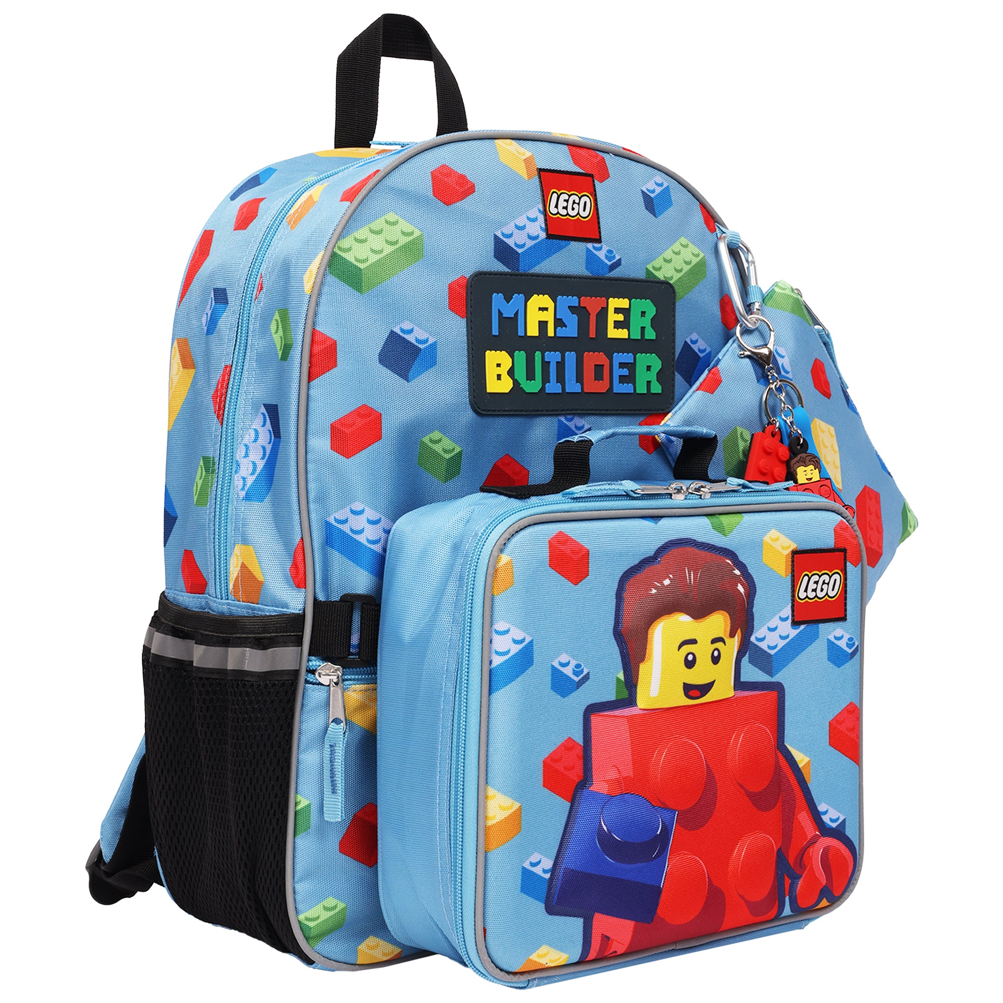 LEGO® Master Builder Backpack Set with Detachable Lunch Box & Accessory Pouch