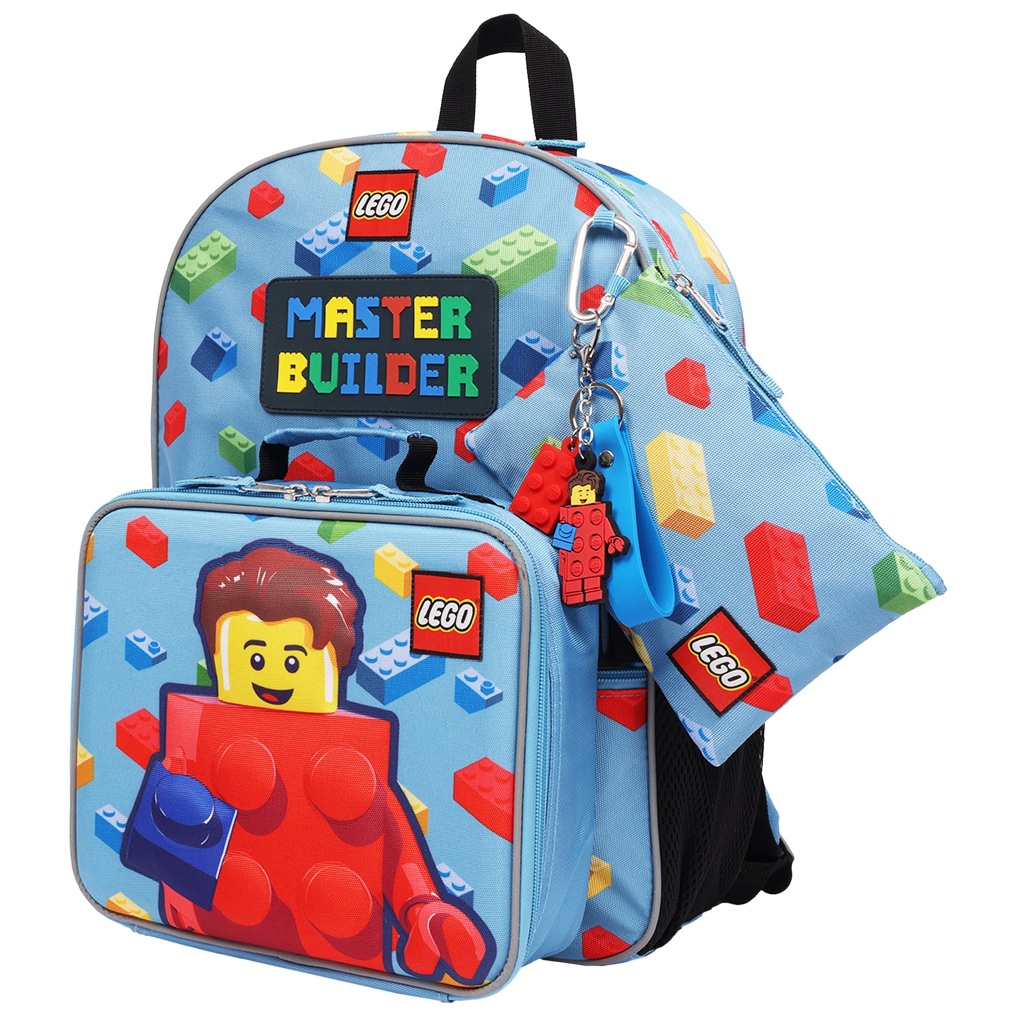 LEGO® Master Builder Backpack Set with Detachable Lunch Box & Accessory Pouch