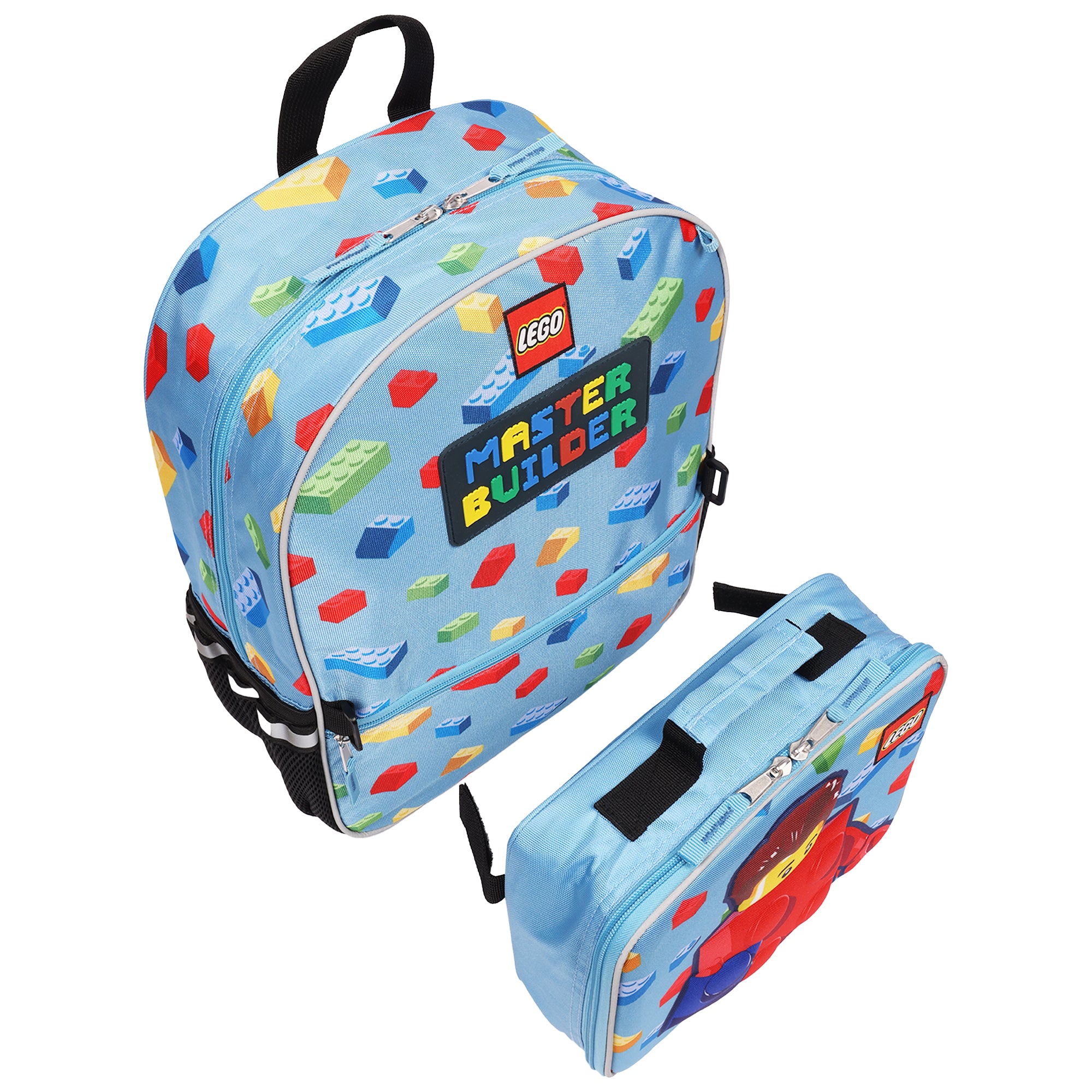 LEGO® Master Builder Backpack Set with Detachable Lunch Box & Accessory Pouch