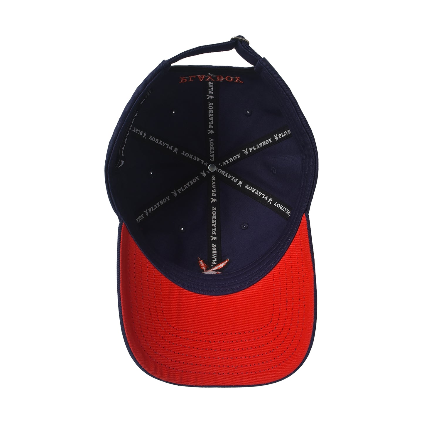 Concept One Playboy Dad Hat, Cotton Twill Adjustable Baseball Cap with Curved Brim