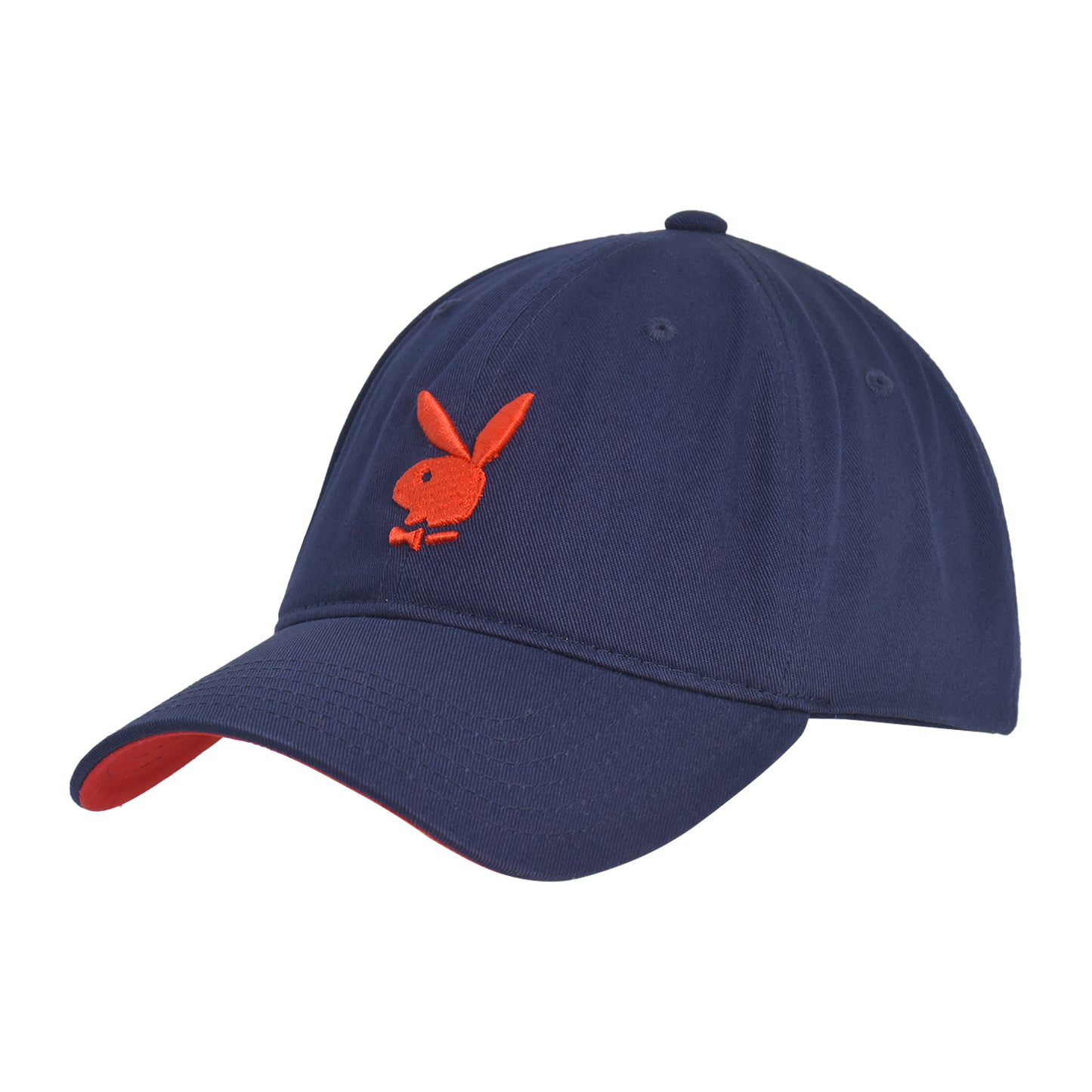 Concept One Playboy Dad Hat, Cotton Twill Adjustable Baseball Cap with Curved Brim