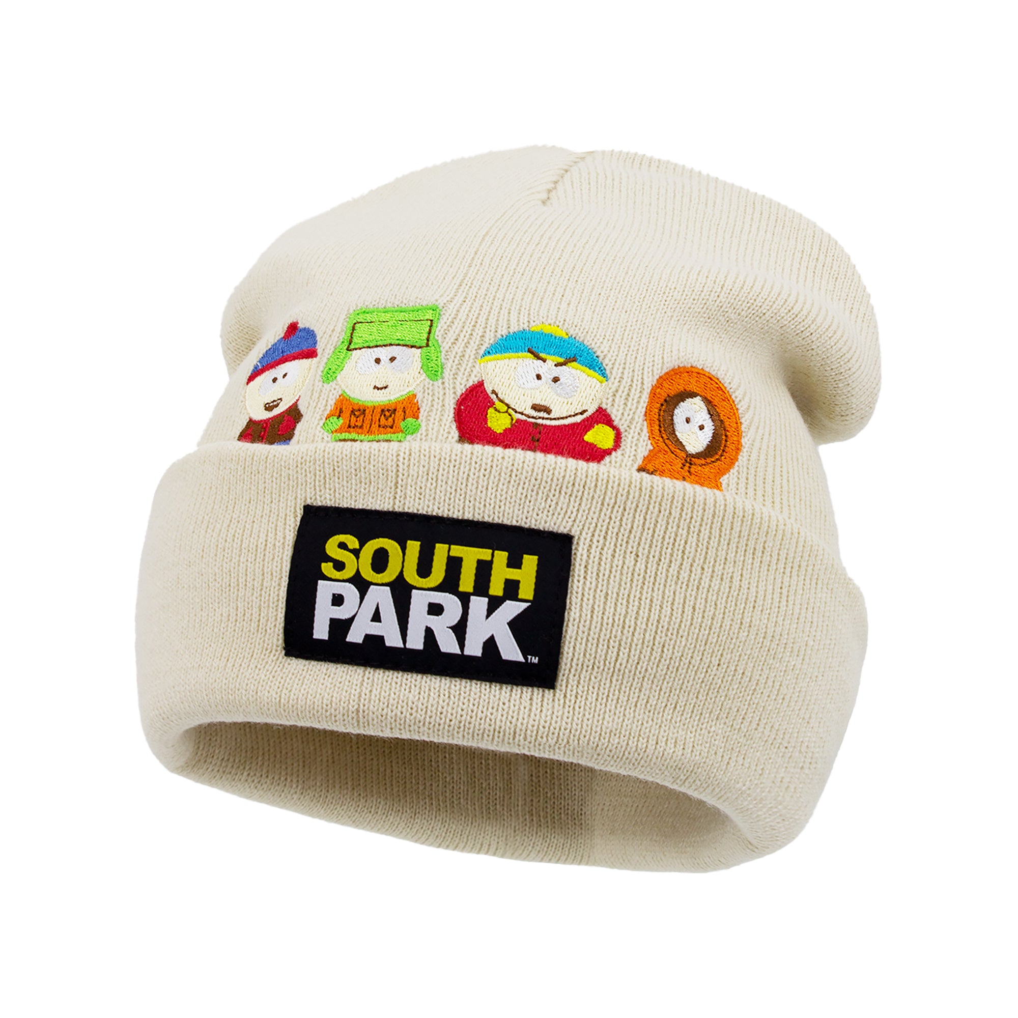 South Park Character Embroidered Cuffed Beanie Hat