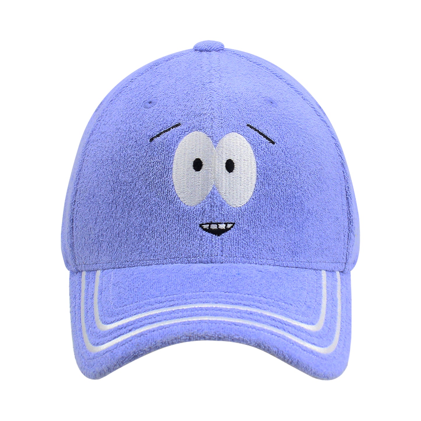 South Park Dad Hat, Towelie Cotton Adjustable Adult Baseball Cap with Curved Brim, Indigo, One Size