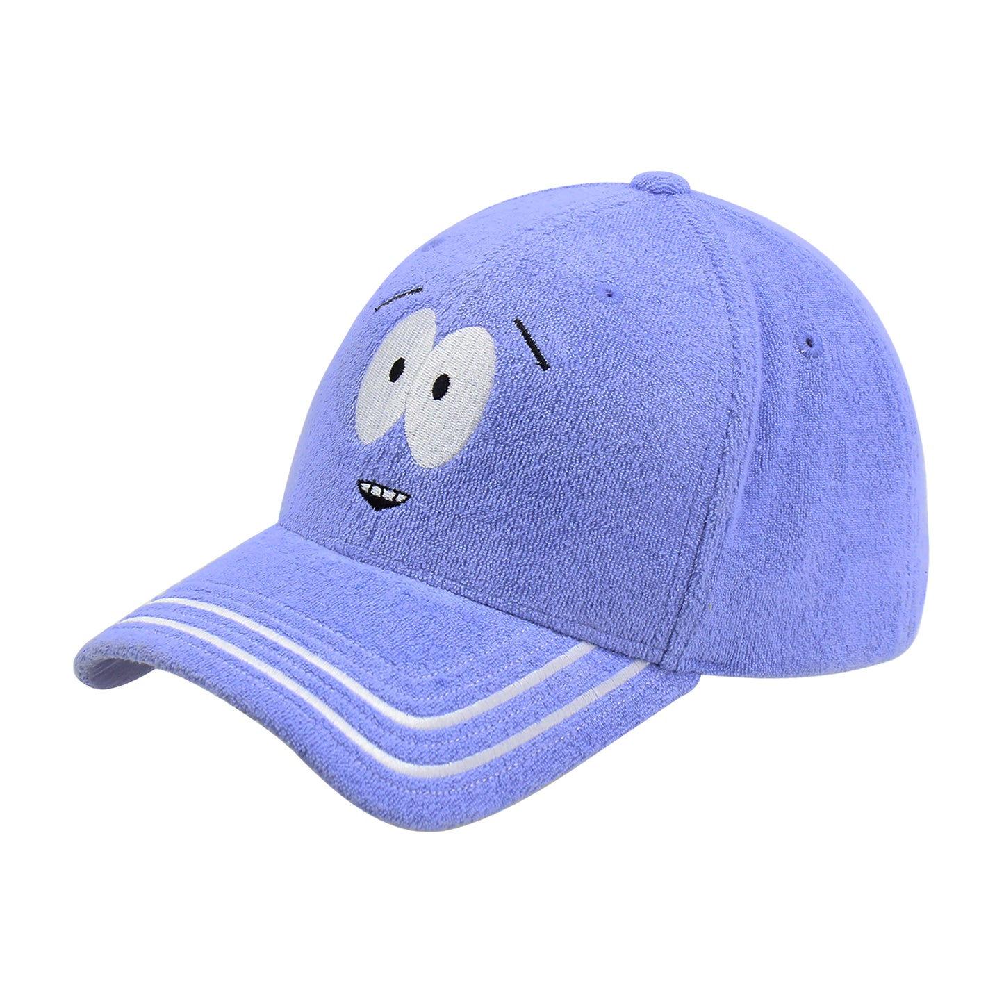 South Park Dad Hat, Towelie Cotton Adjustable Adult Baseball Cap with Curved Brim, Indigo, One Size