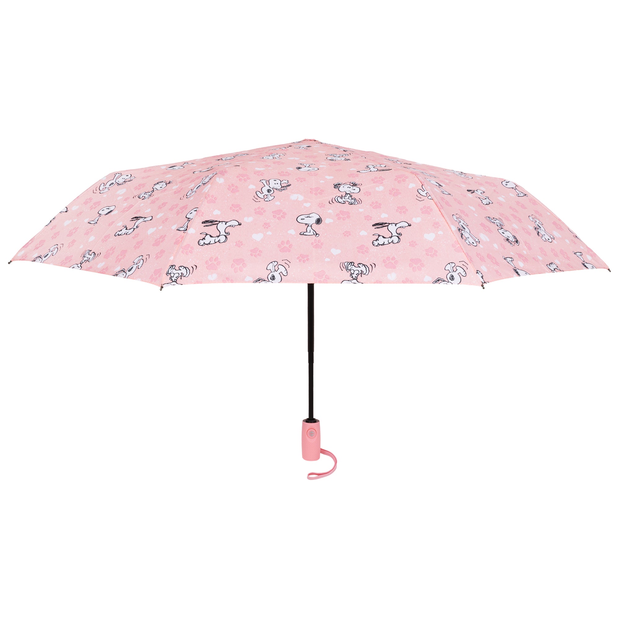 Peanuts Snoopy All-Over Print Automatic Umbrella – Pink