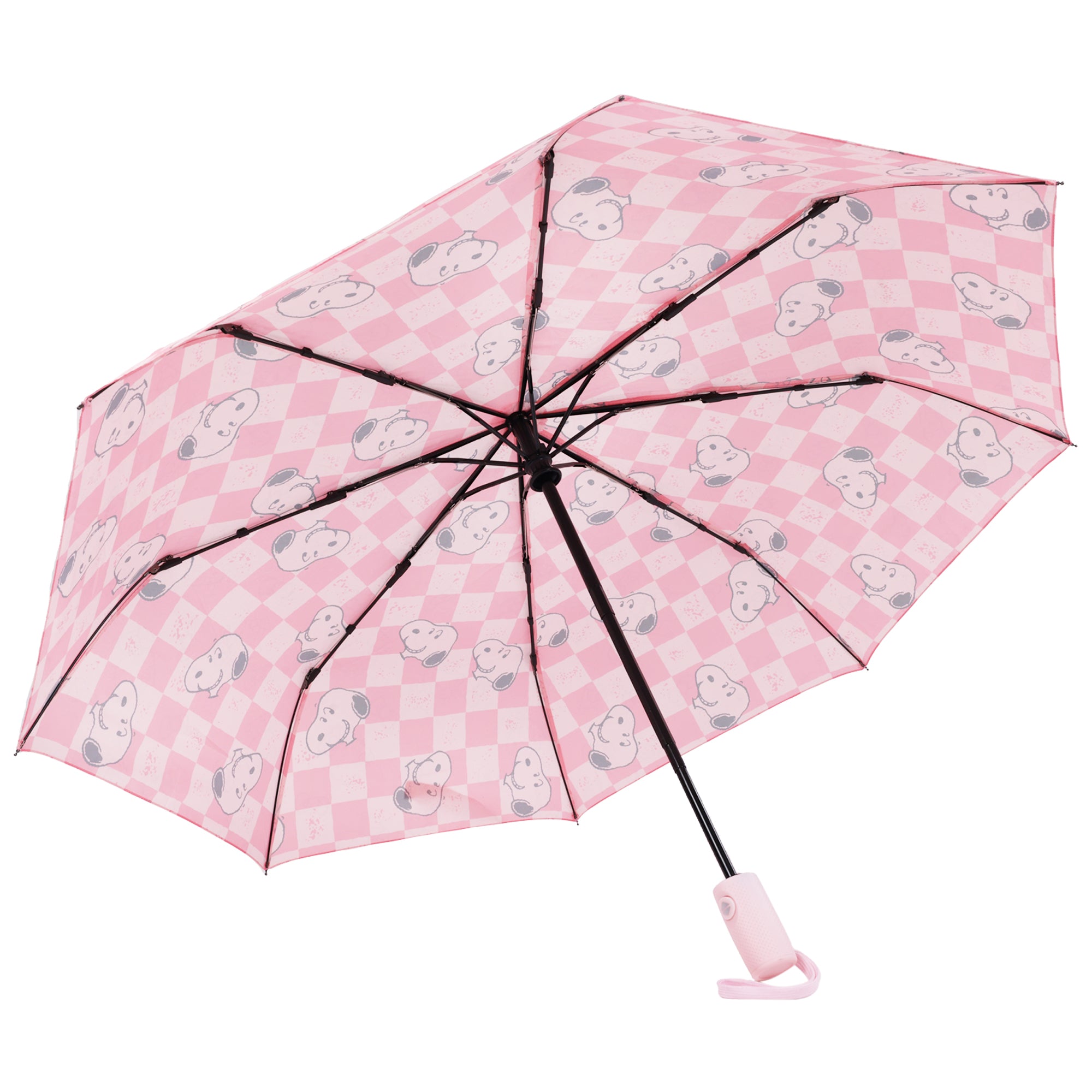 Peanuts Snoopy Pink Checker Umbrella