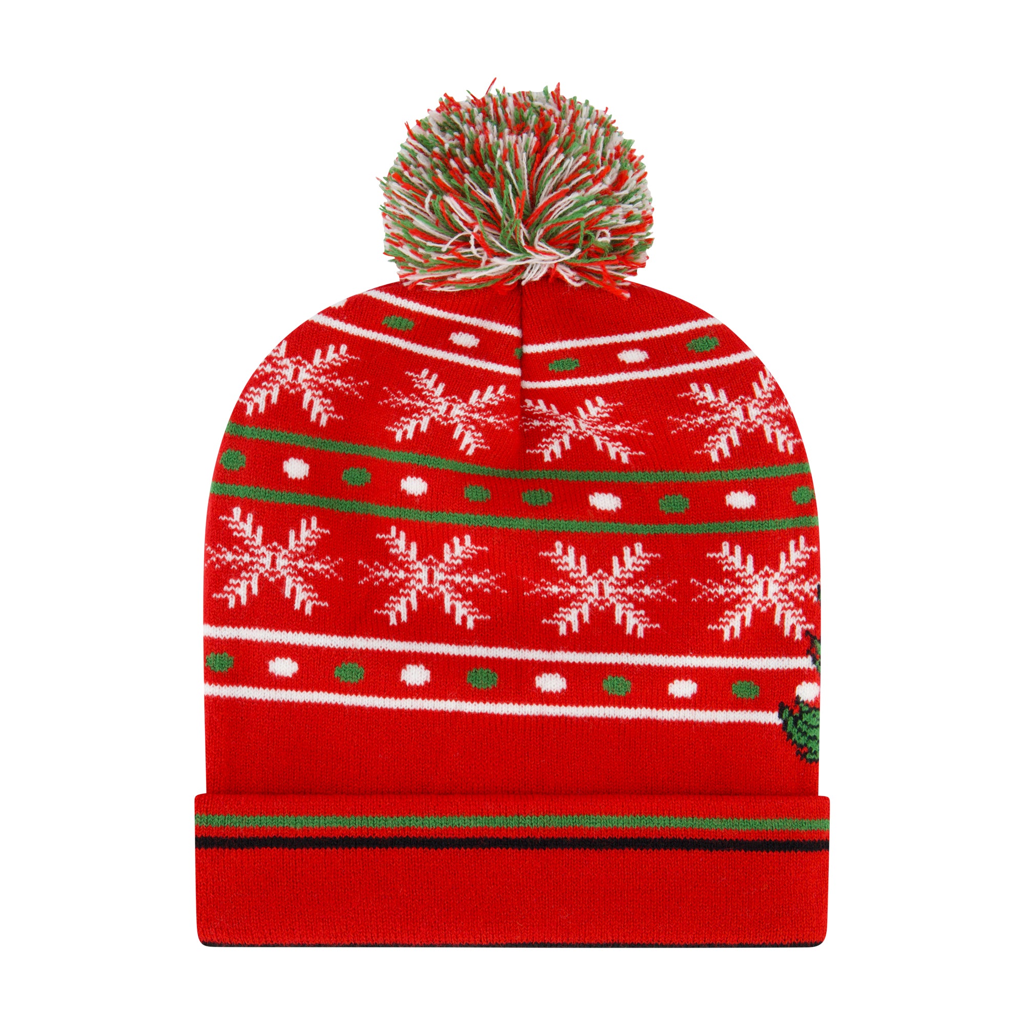 Peanuts Snoopy Holiday Knit Beanie – “’Tis the Season” Pom Winter Hat