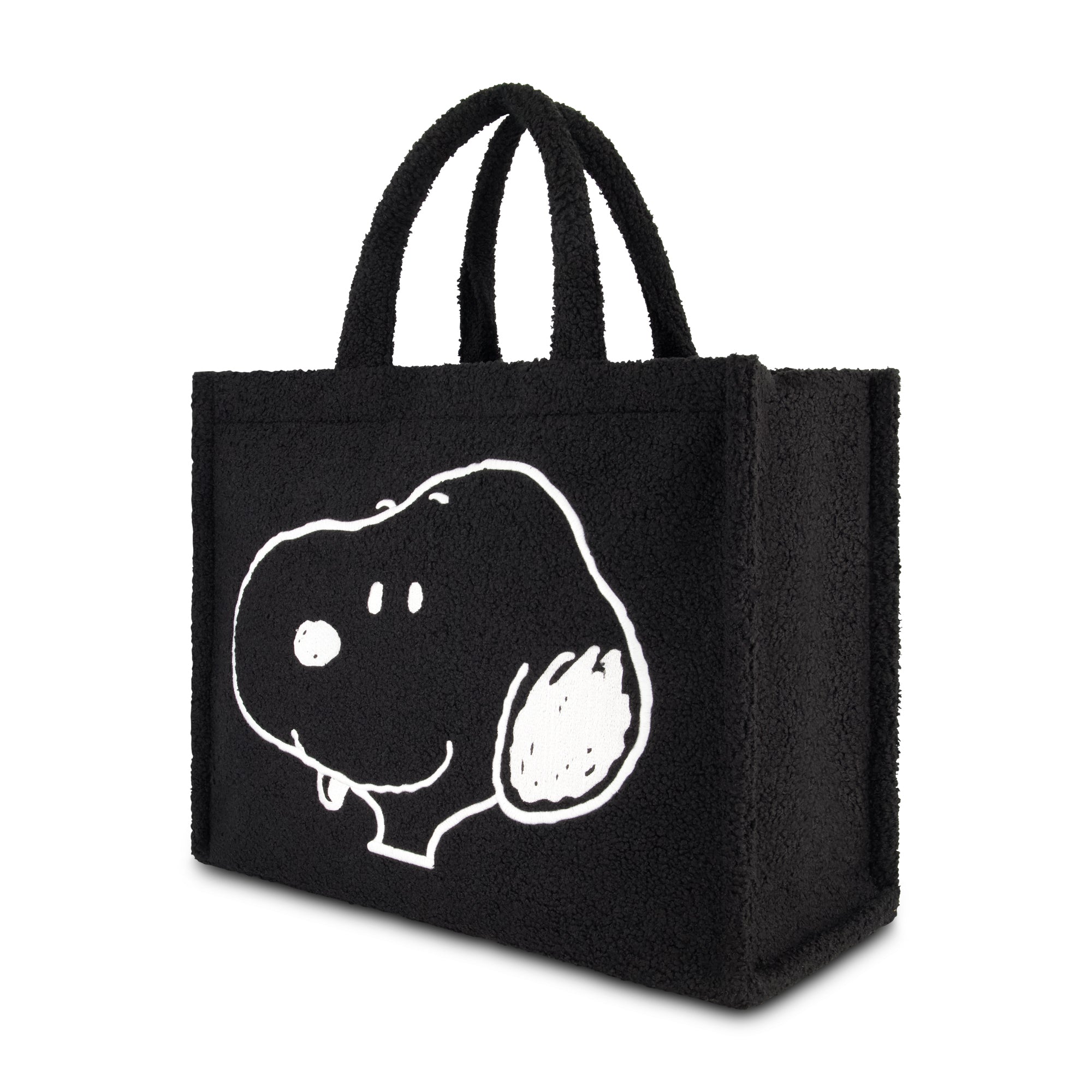 Peanuts Snoopy Black Tote Bag