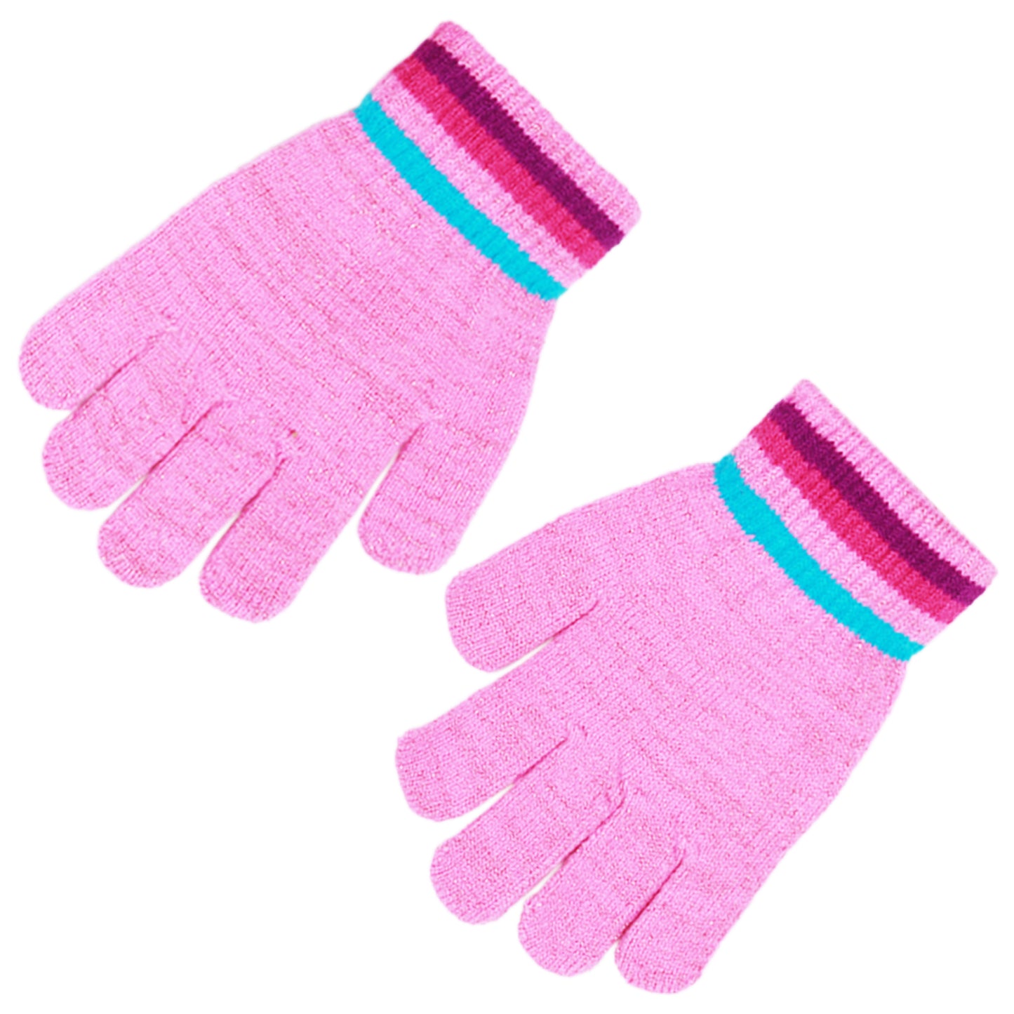 Disney Princess Beanie Hat and Gloves Set – “Keep It Fabulous” Knit Pom Cap with Knit Mittens & Insulated Ski Gloves for Girls Ages 4–7