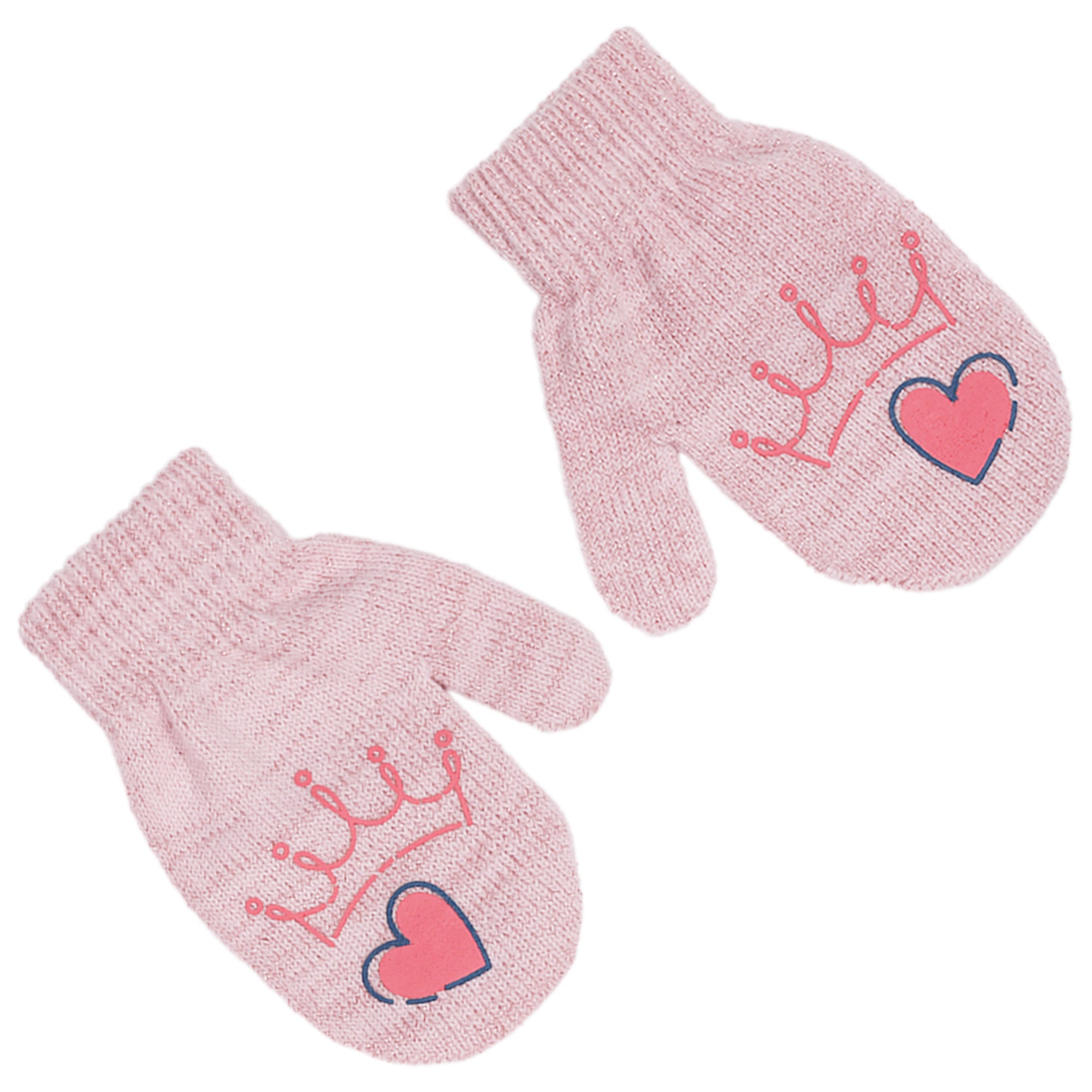 Disney girls Toddler Winter Hat and Mittens Set Ages 2-4 Or Princess Hat and Kids Gloves Set for Ages 4-7