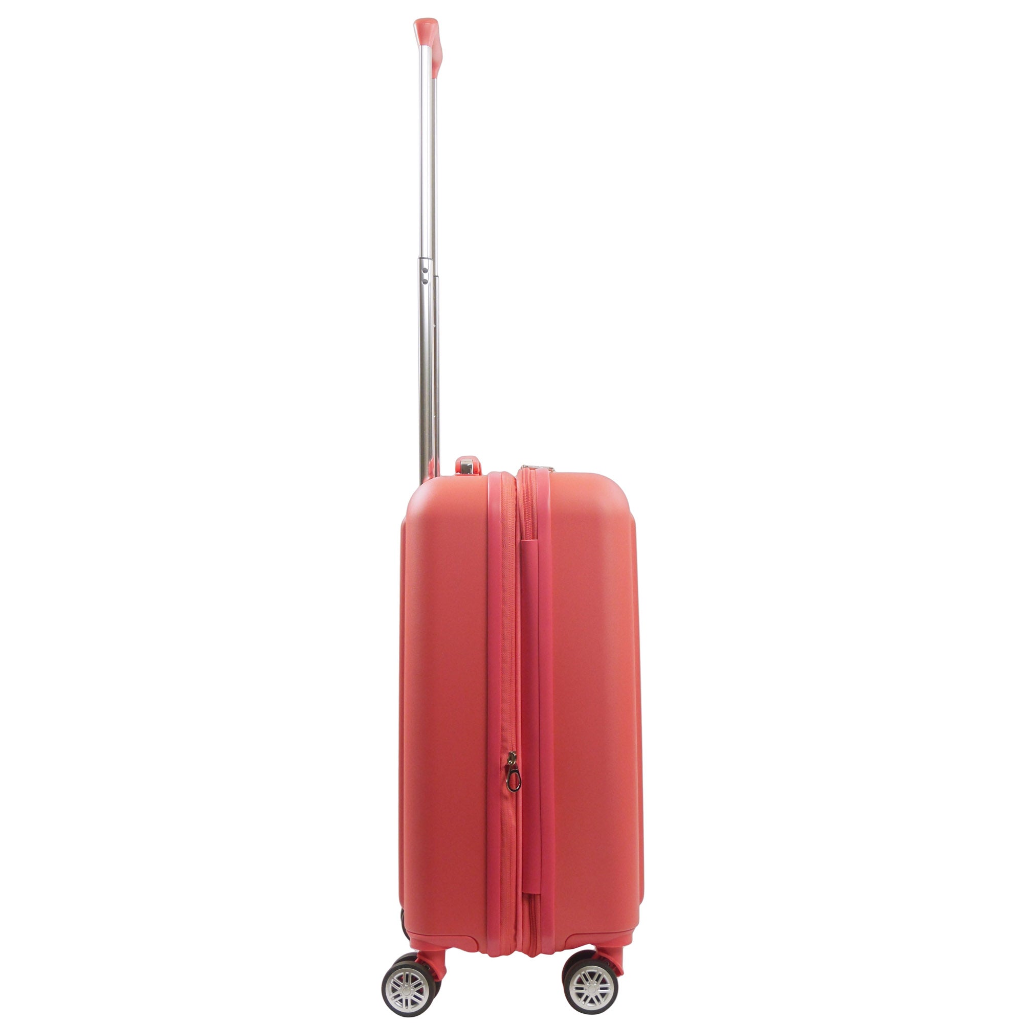 Tommy Bahama 22.5" Hard-Sided 3D Pineapple Luggage with Drawstring Bag in Coral