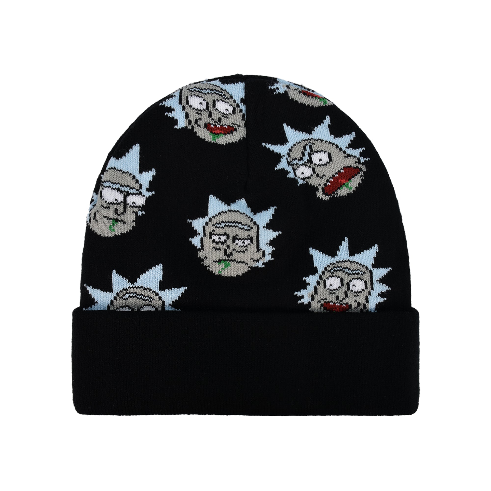 Concept One Rick and Morty Cuff Beanie Hat, Winter Knit Cap
