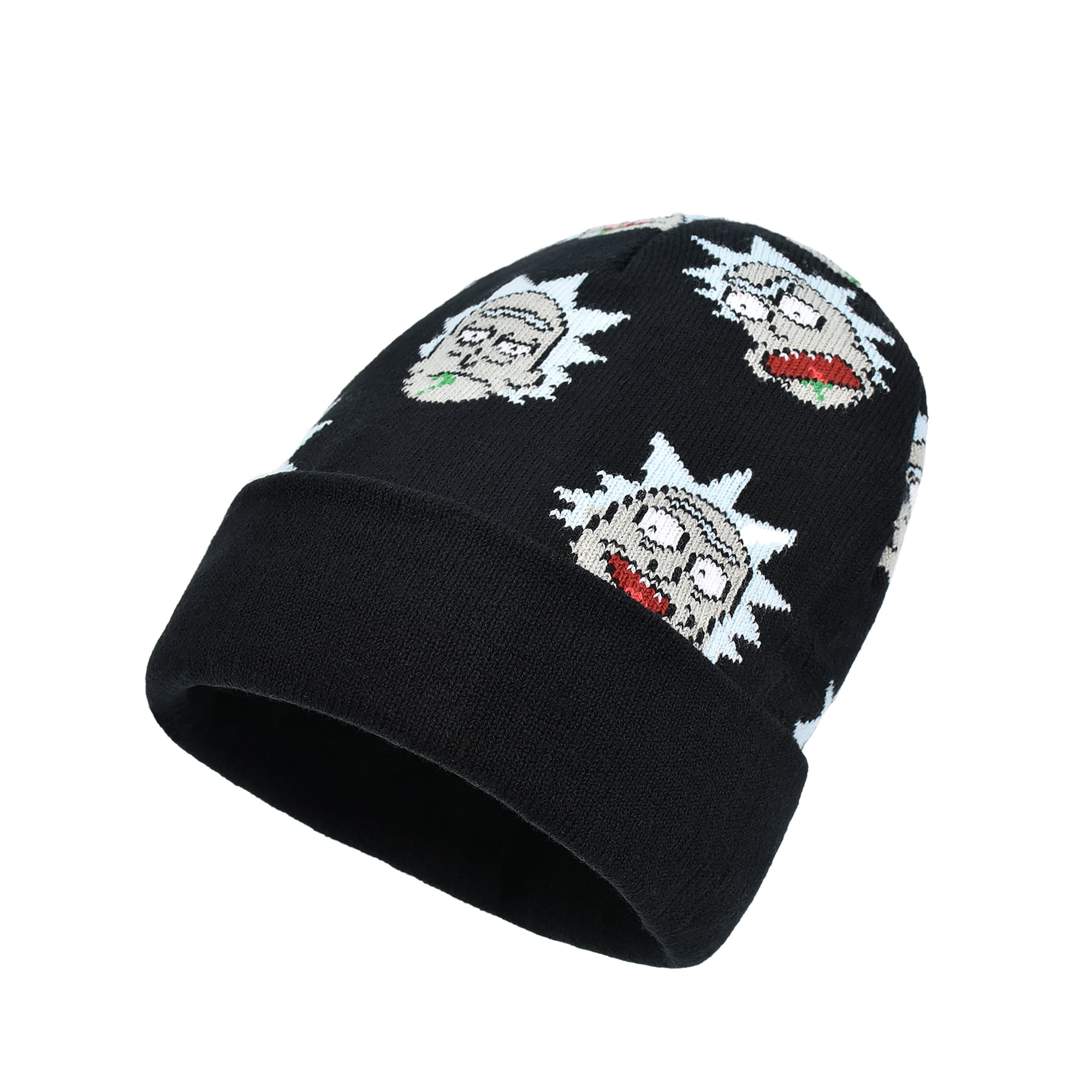Concept One Rick and Morty Cuff Beanie Hat, Winter Knit Cap