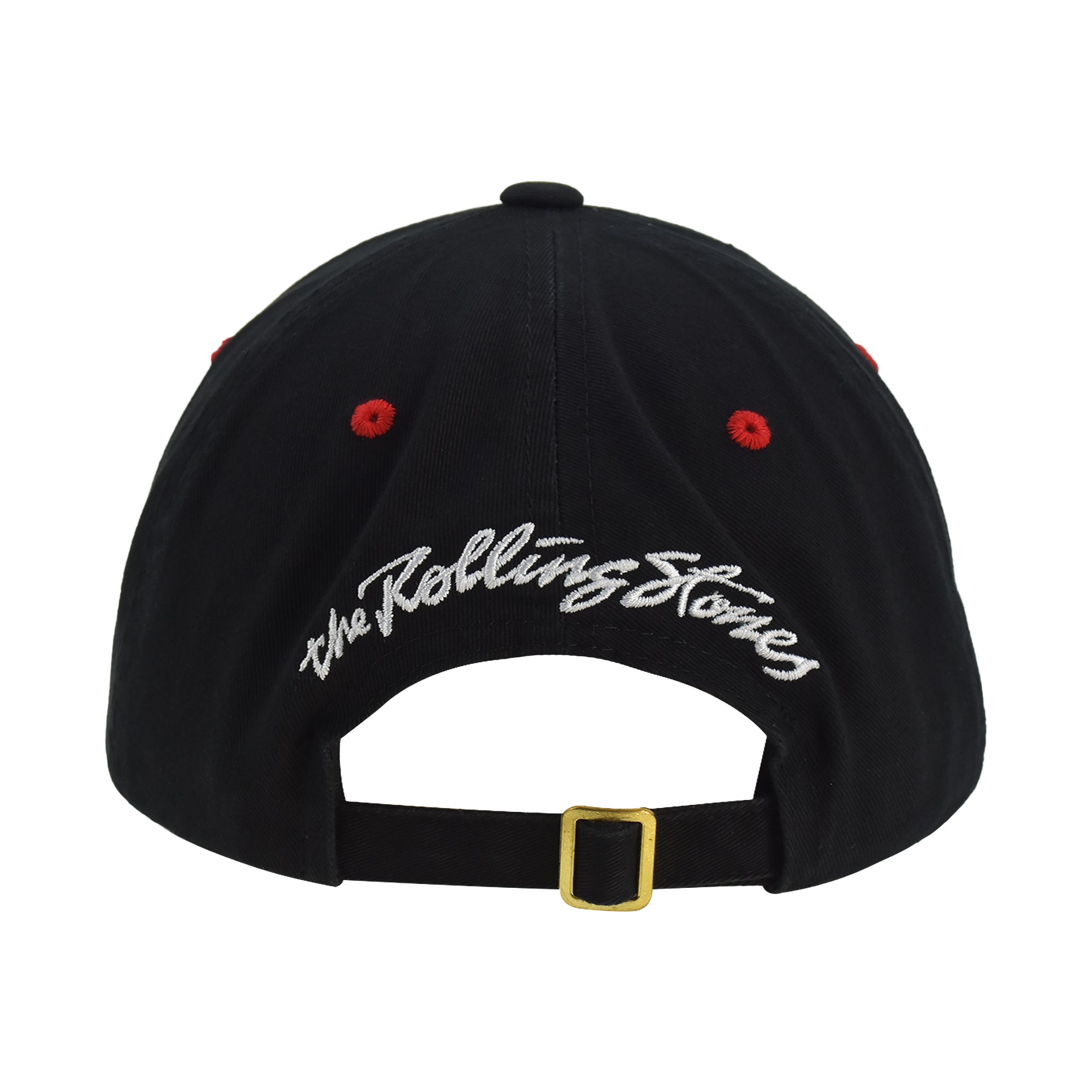 Concept One Rolling Stones Women's Dad Hat, Lips Logo Adjustable Cotton Baseball Cap with Curved Brim